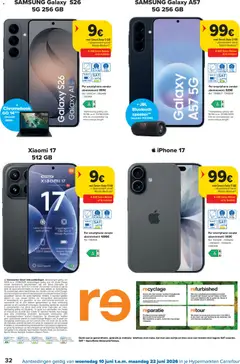 Carrefour folder week 24 - Voorbeeld van een folder van Carrefour, geldig van 10.06.2026 | Pagina: 32 | Producten: Telefoon, Scherm, Mobiel, Kan