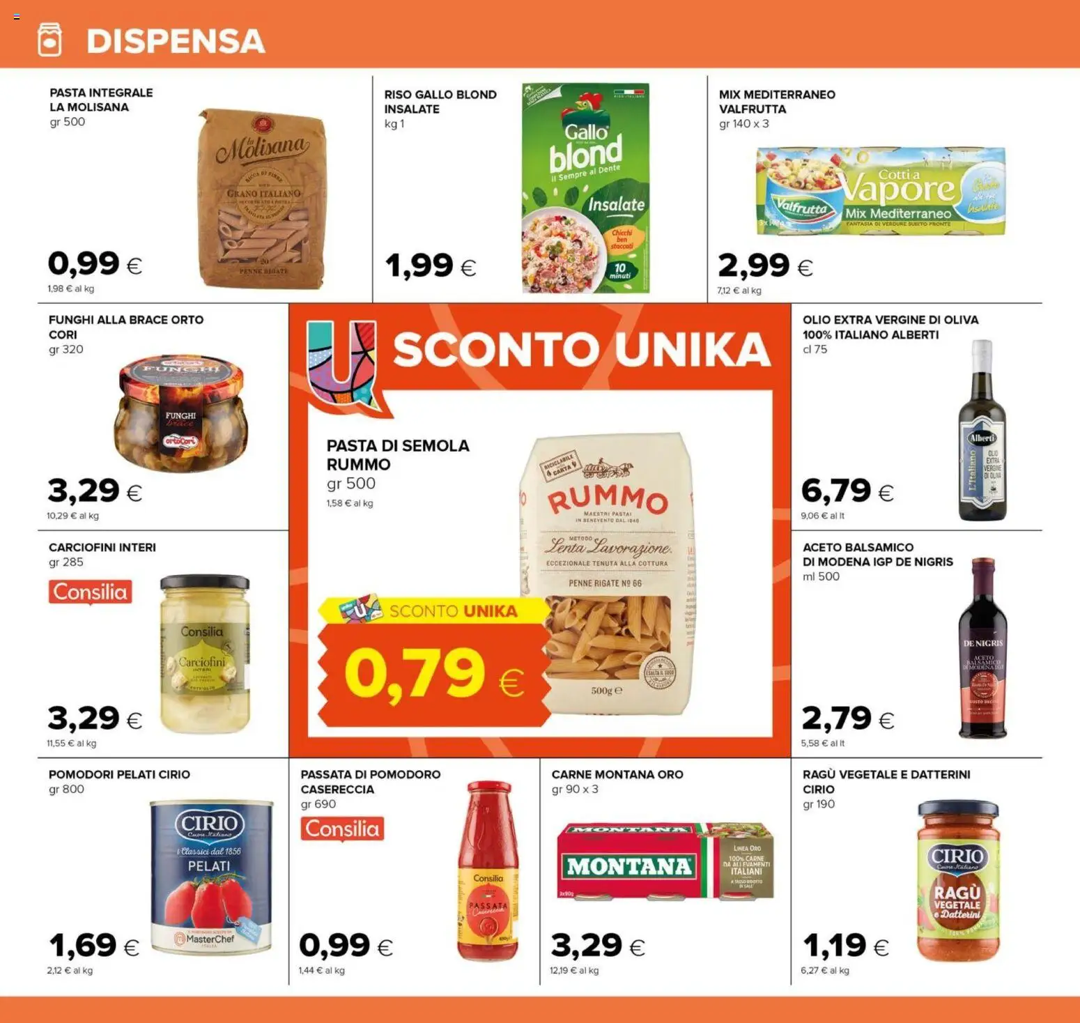 Volantino Oasi del 18.06.2026 | Pagina: 16 | Prodotti: Olio, Funghi, Olio extra vergine, Penne
