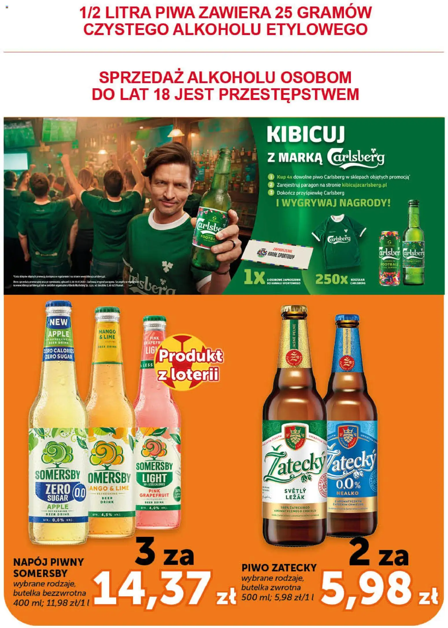 Euro Sklep gazetka od 25.06.2026 | Strona: 19 | Produkty: Mango, Leżak, Piwo, Somersby
