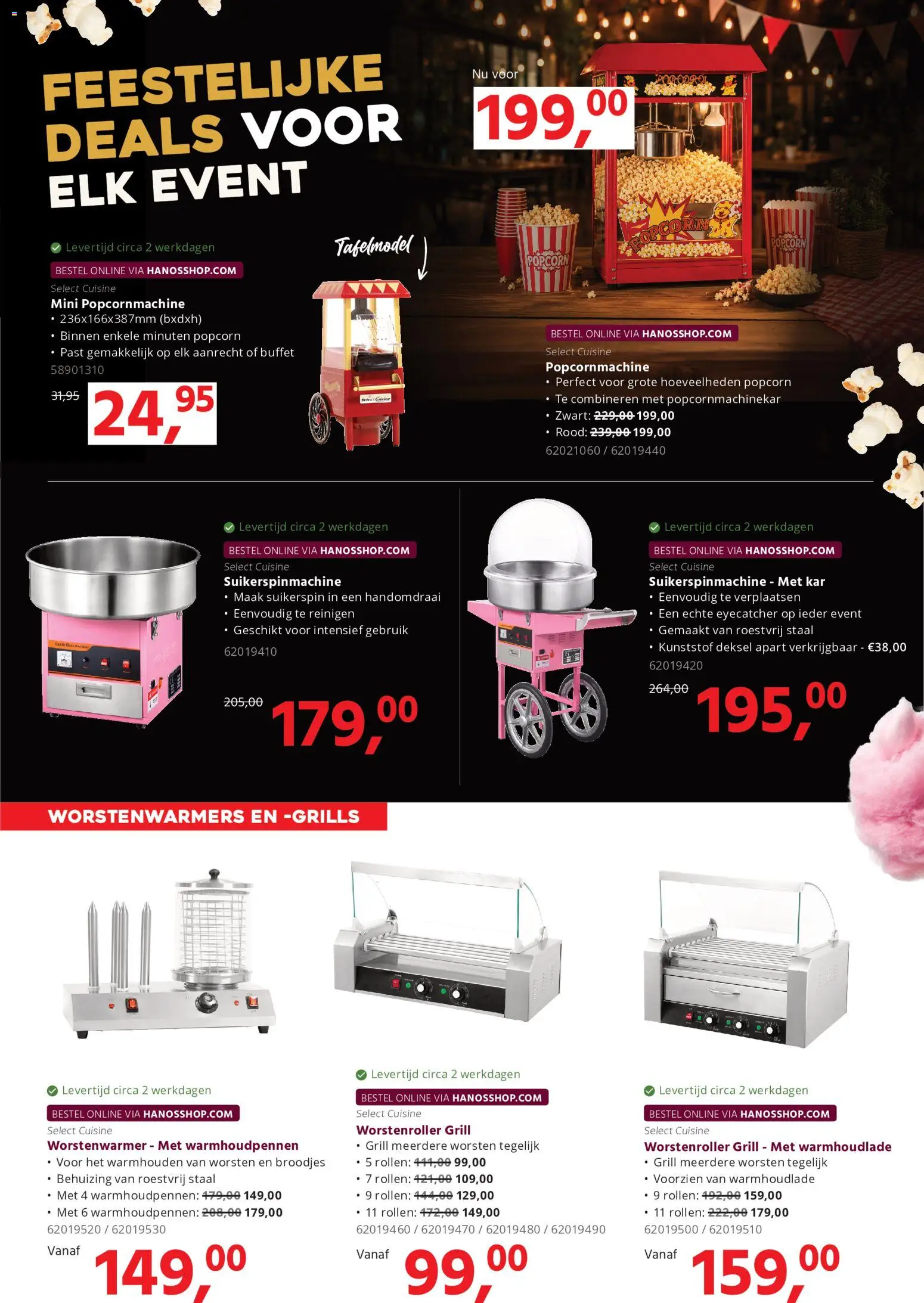{H1} | Pagina: 5 | Producten: Behuizing, Grill, Popcorn, Broodjes