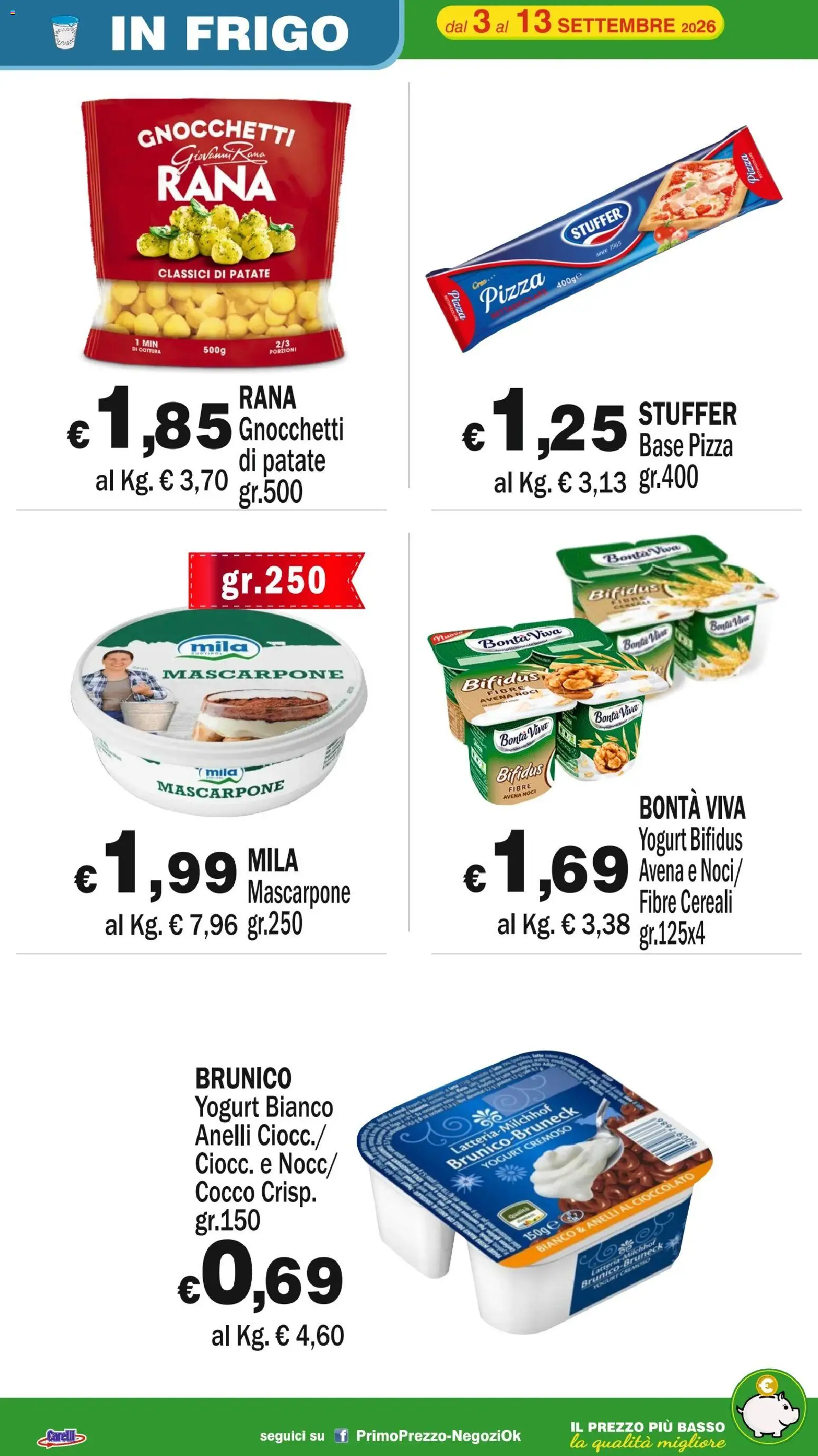 Volantino Primo Prezzo del 03/09/2026 | Pagina: 50