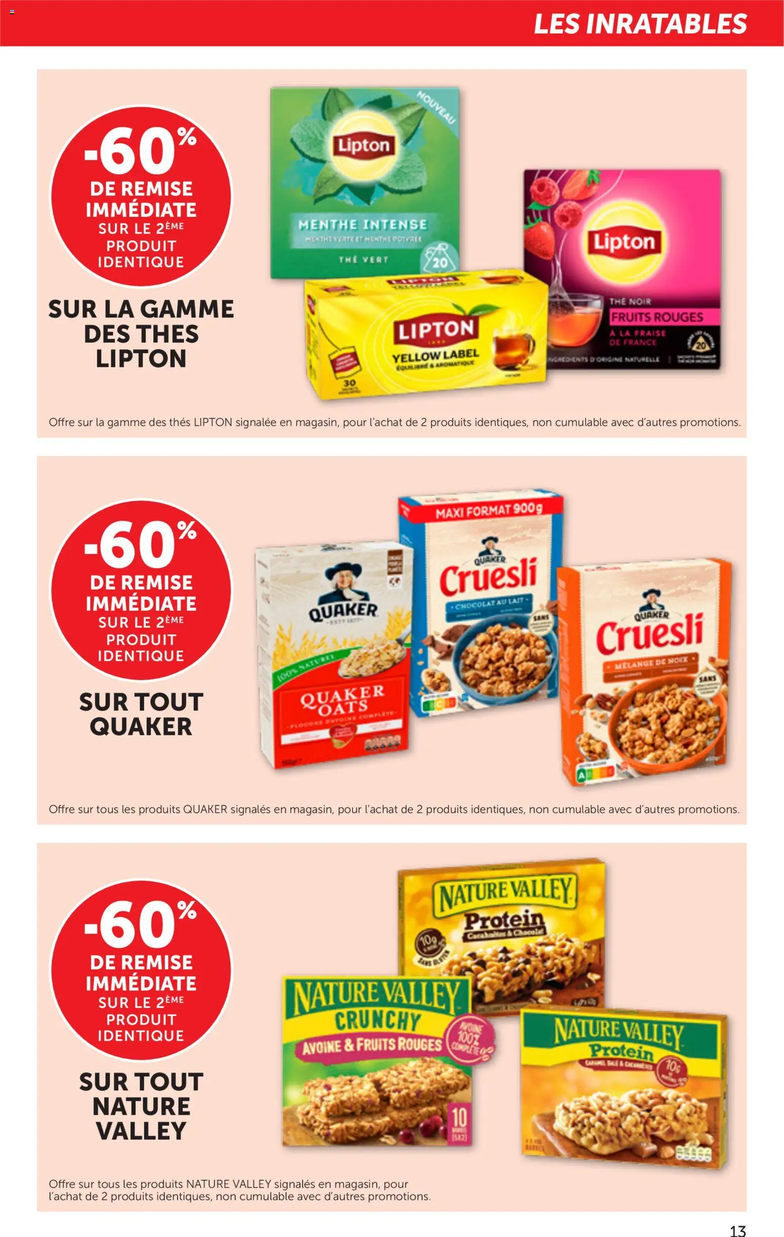 {H1} | Page: 13 | Produits: Fraise, Fruits, Thé noir, Chocolat