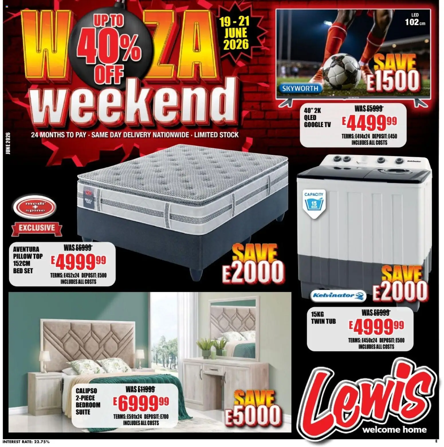 New Lewis Stores catalogue – valid from 19.06.2026 | Page: 1