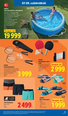 Lidl akciós újság - amely érvényes a következő dátumtól: 2026.07.09. | Oldal: 33
