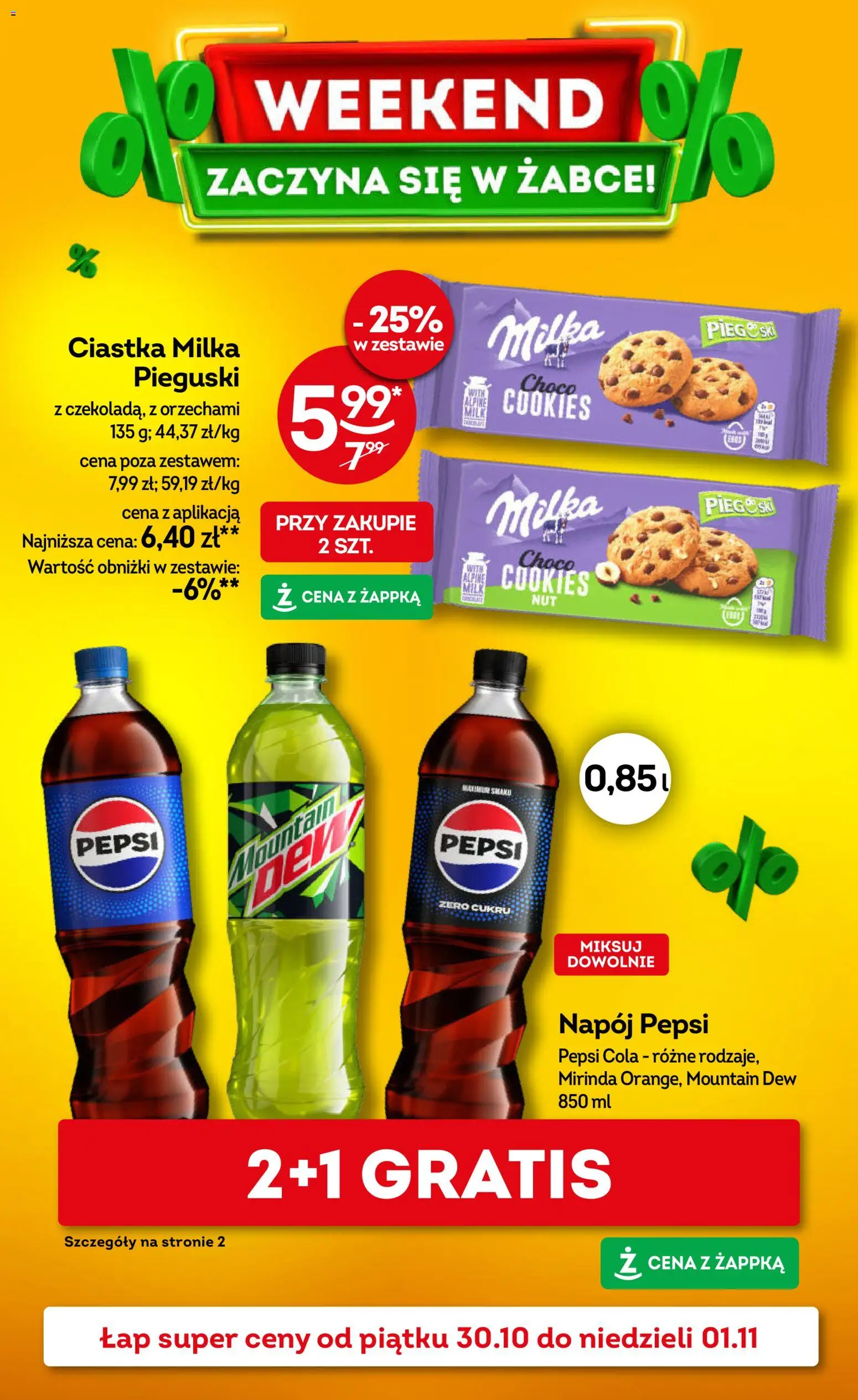 Żabka gazetka - Weekendowe promocje od 30.10.2026 | Strona: 1
