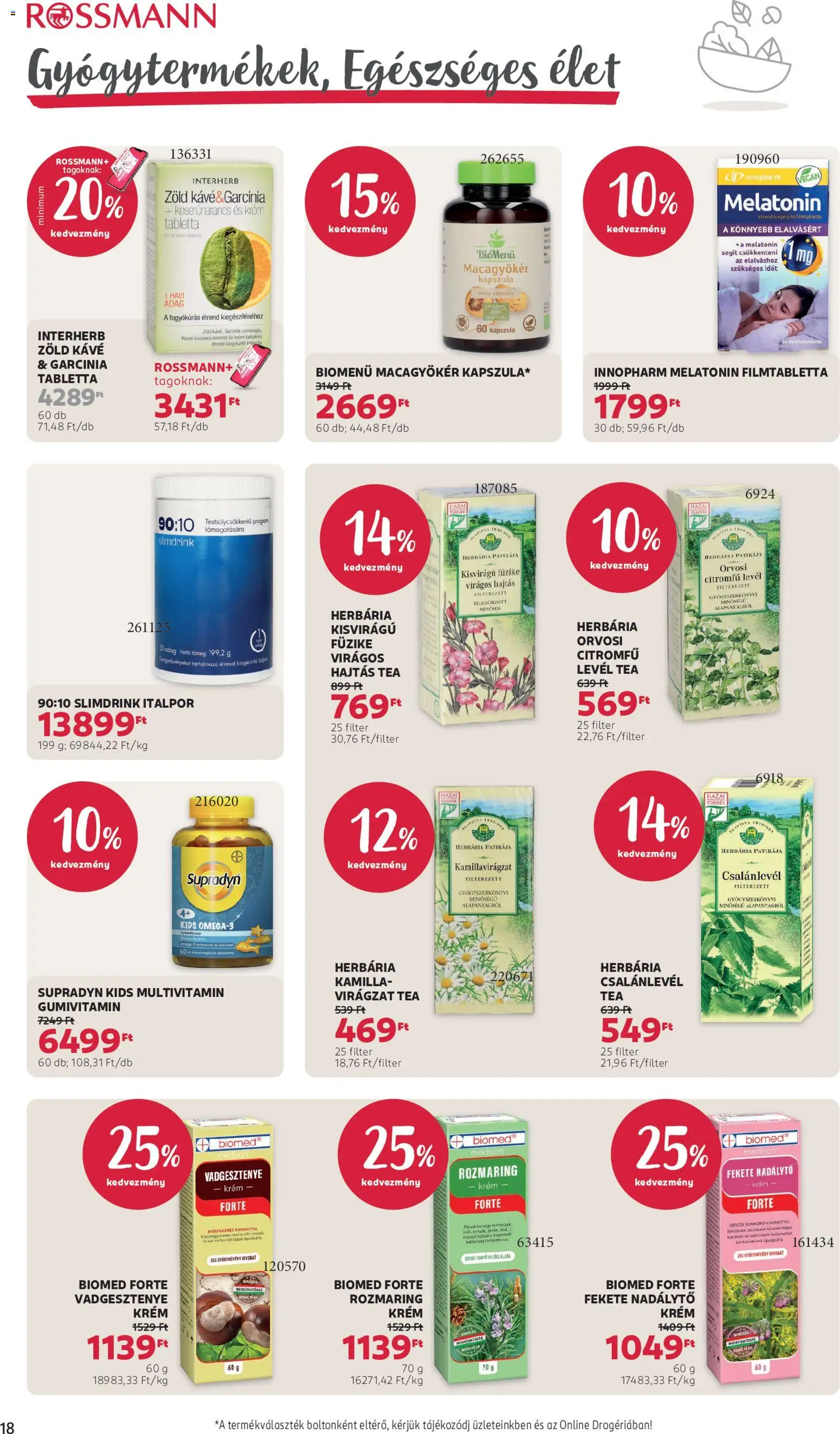 Rossmann akciós ujság - amely érvényes a következő dátumtól: 2026.07.06. | Oldal: 20