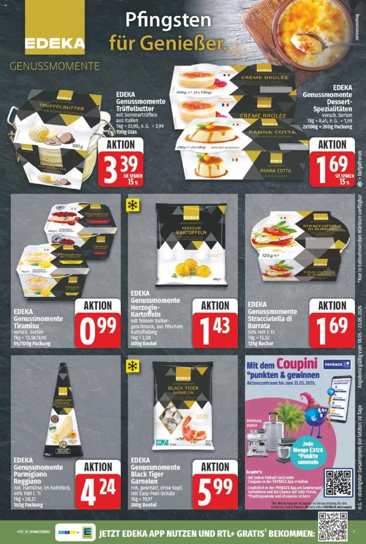 NP Discount Prospekt – gültig ab 18.05.2026 | Seite: 9 | Produkte: Creme, Creme brulee, Burrata, Kartoffeln