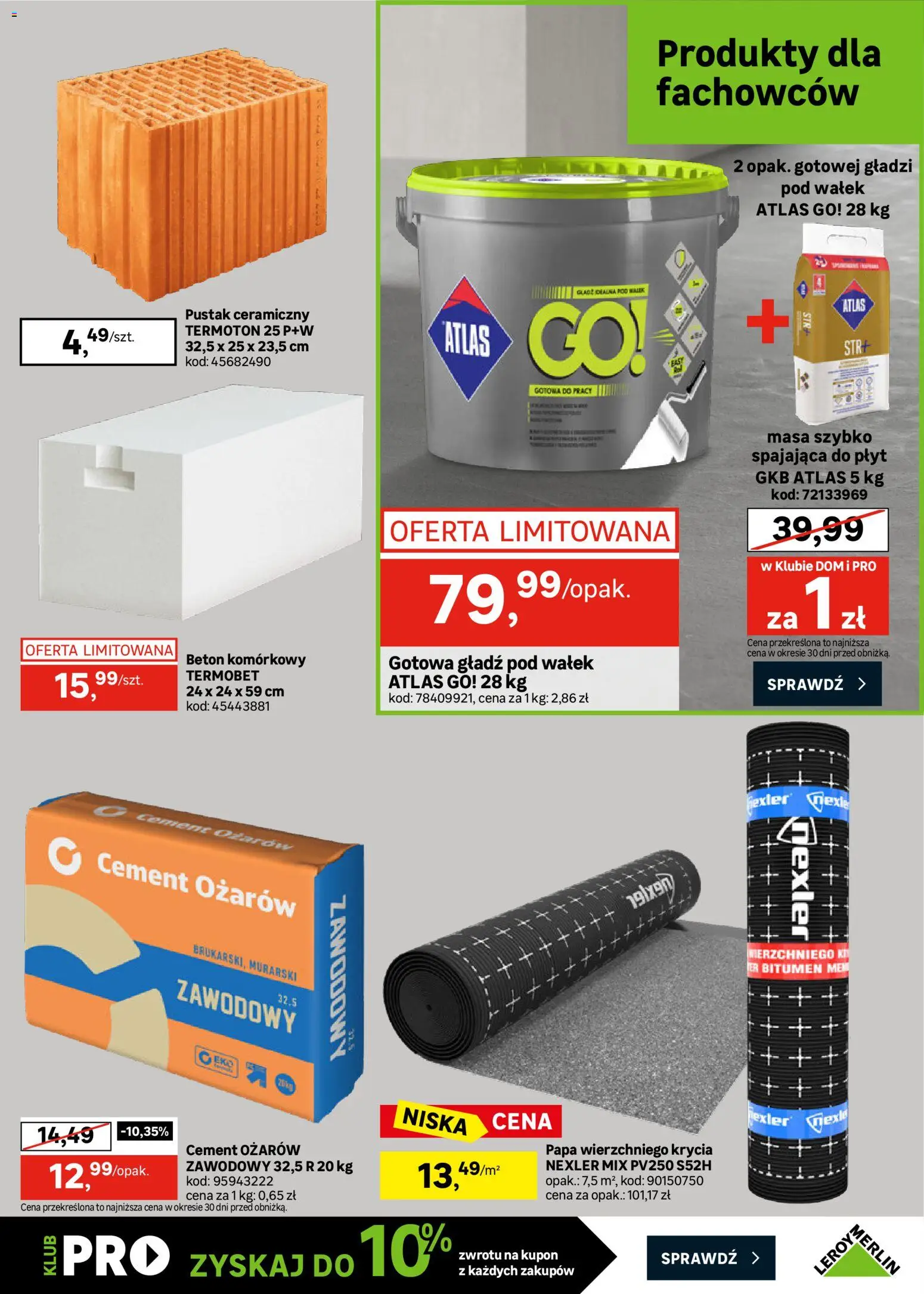 Leroy Merlin gazetka od 30.09.2026 | Strona: 41 | Produkty: Cement