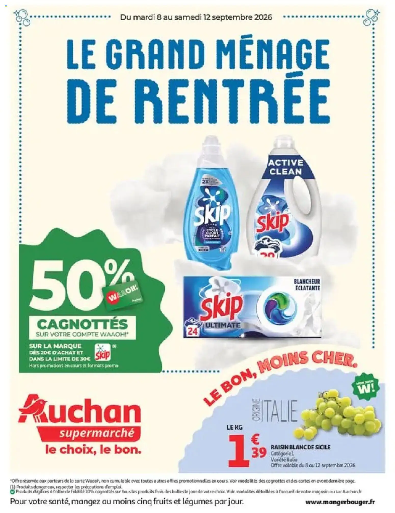 {H1} | Page: 1 | Produits: Raisin, Capsules, Lessive Liquide, Raisin blanc