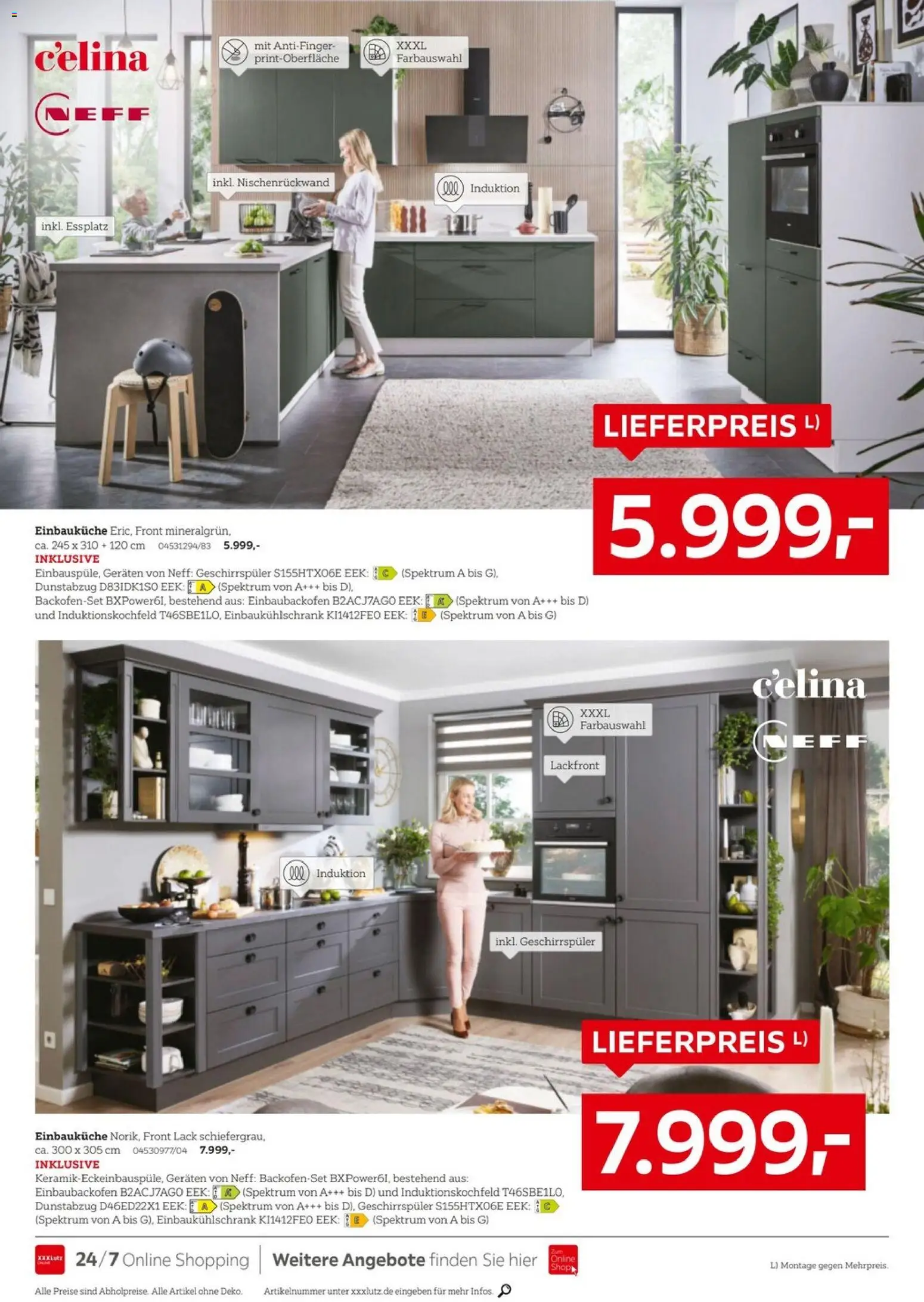 XXXLutz Küchenwelt – gültig ab 06.06.2026 | Seite: 14 | Produkte: Neff, Geschirrspüler, Einbauküche, Dunstabzug