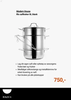 Forhåndsvisning av Kitch´n kundeavis gyldig fra 21/08/2026 | Side: 5 | Produkter: Saft, Syltetøy