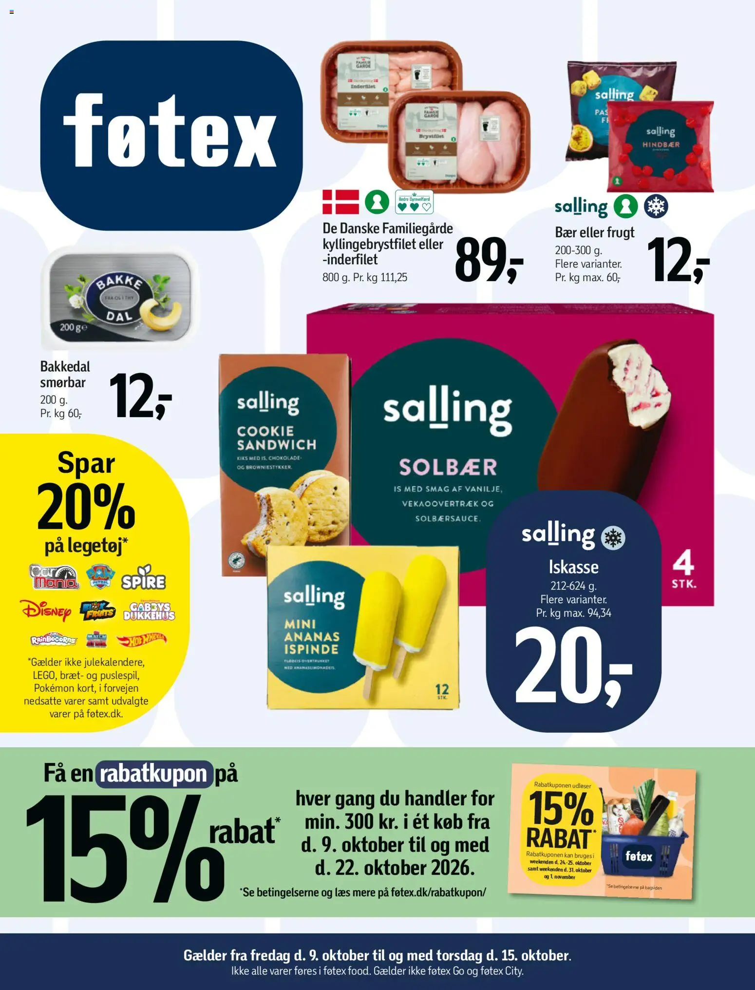 Føtex tilbudsavis – gyldig fra 09/10/2026 | Side: 1