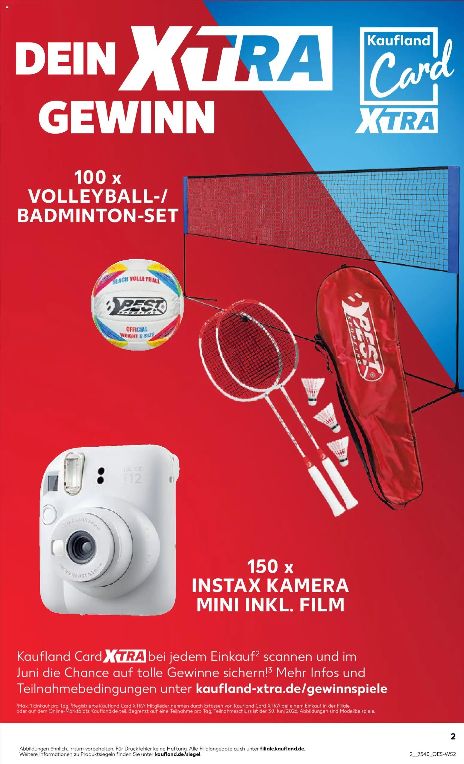 Kaufland Prospekt Potsdam – gültig ab 08.06.2026 | Seite: 11 | Produkte: Kamera, Badmintonset, Volleyball