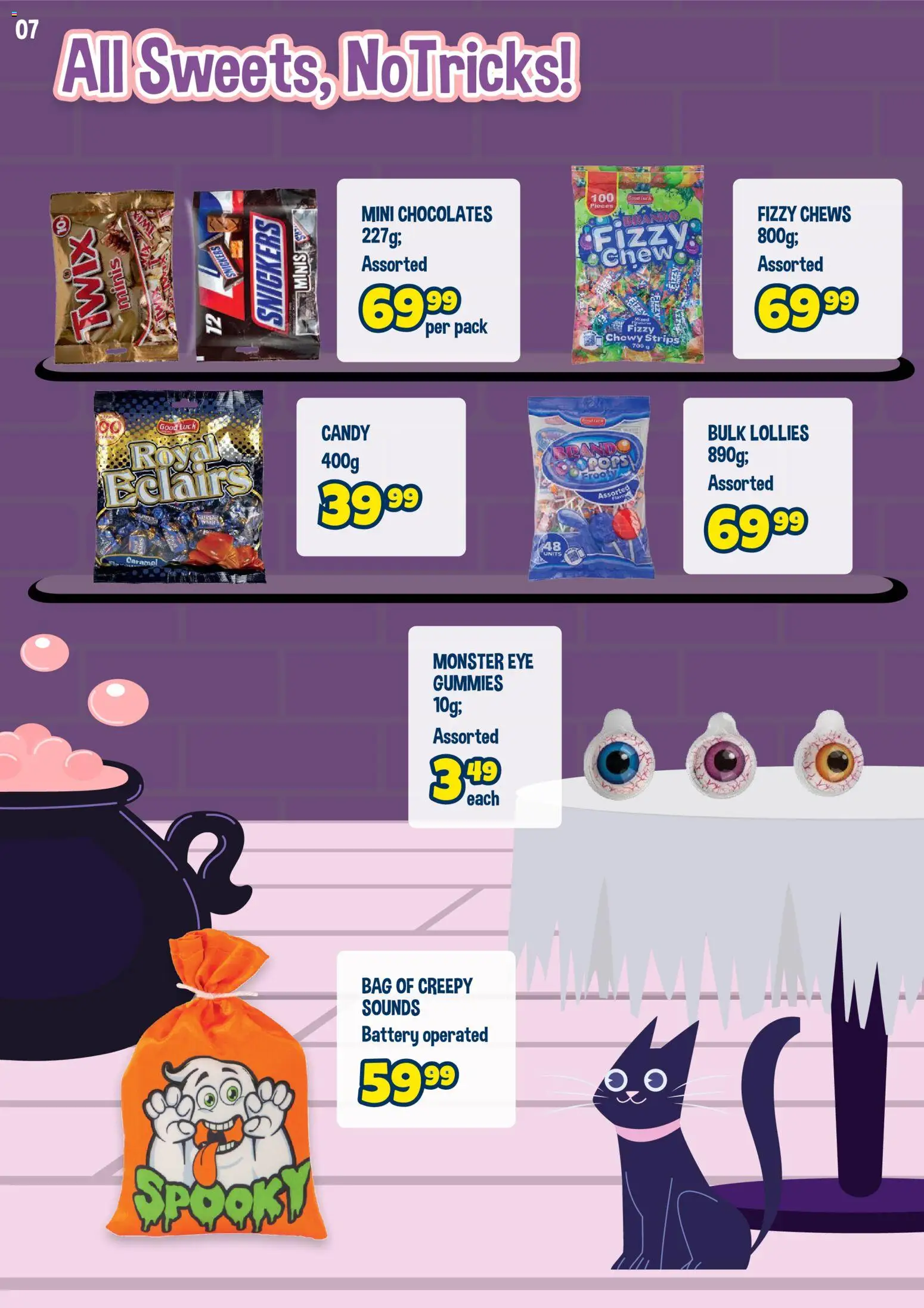 New Crazy Store catalogue – valid from 15/10/2026 | Page: 8 | Products: Bag, Battery, Snickers, Caramel
