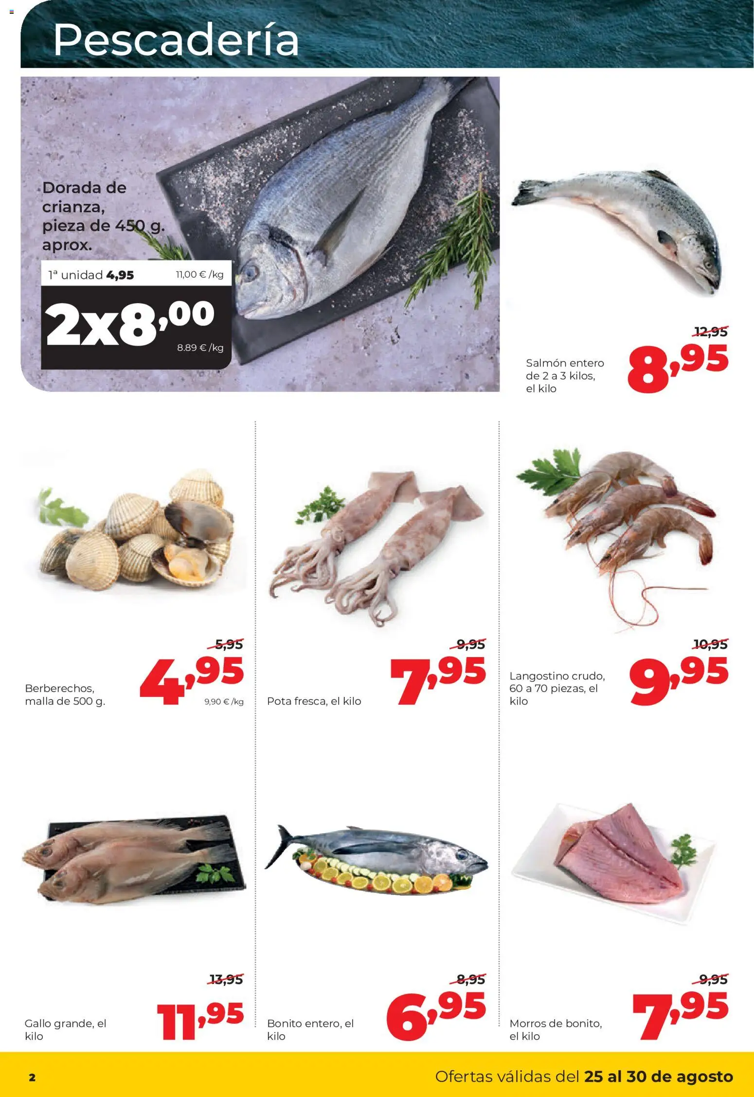 Alimerka folleto Castilla y León │ válido desde el 24/08/2026 | Página: 2 | Productos: Salmón, Langostino