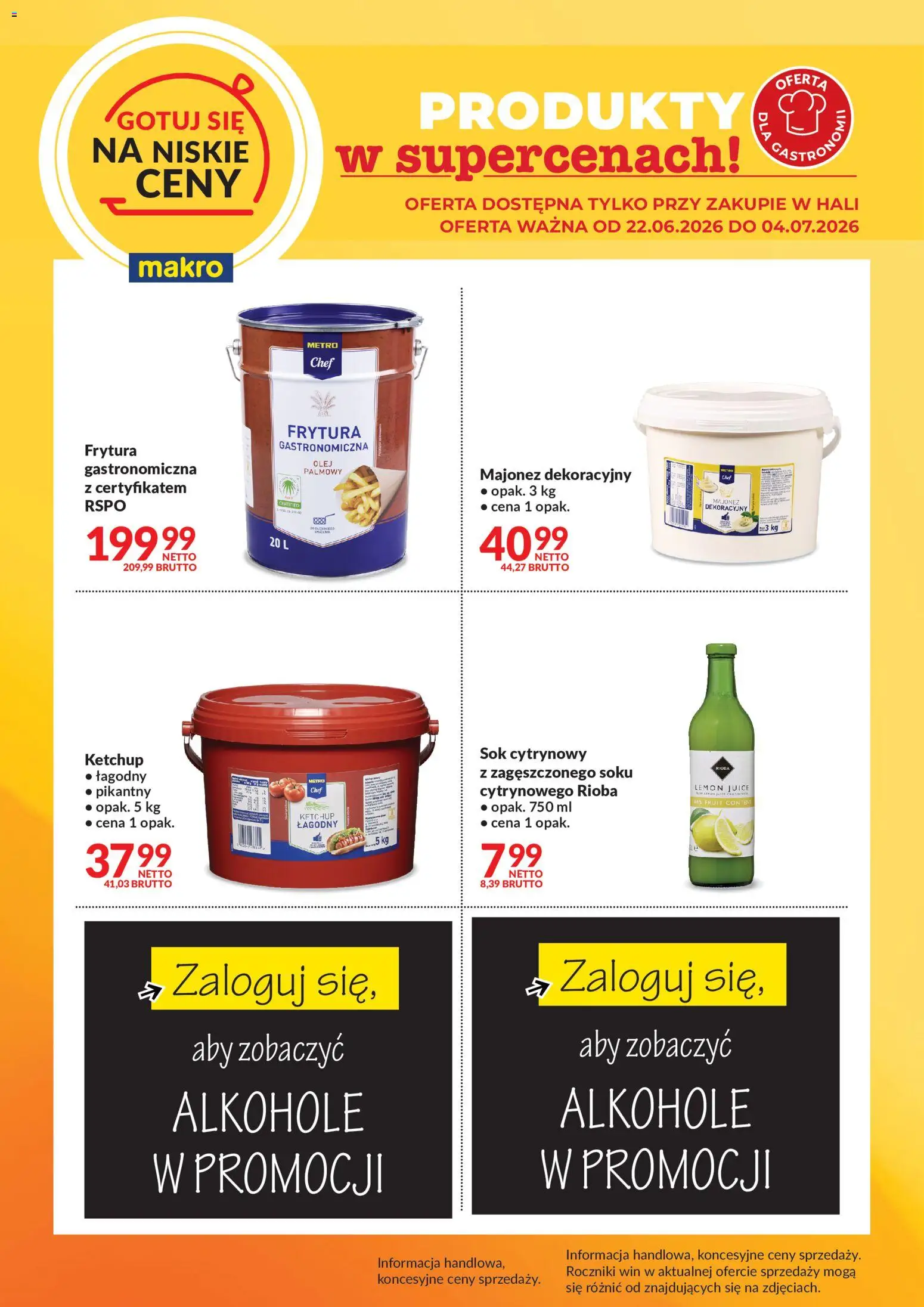 Makro gazetka - Gotuj się na niskie ceny od 22.06.2026 | Strona: 1