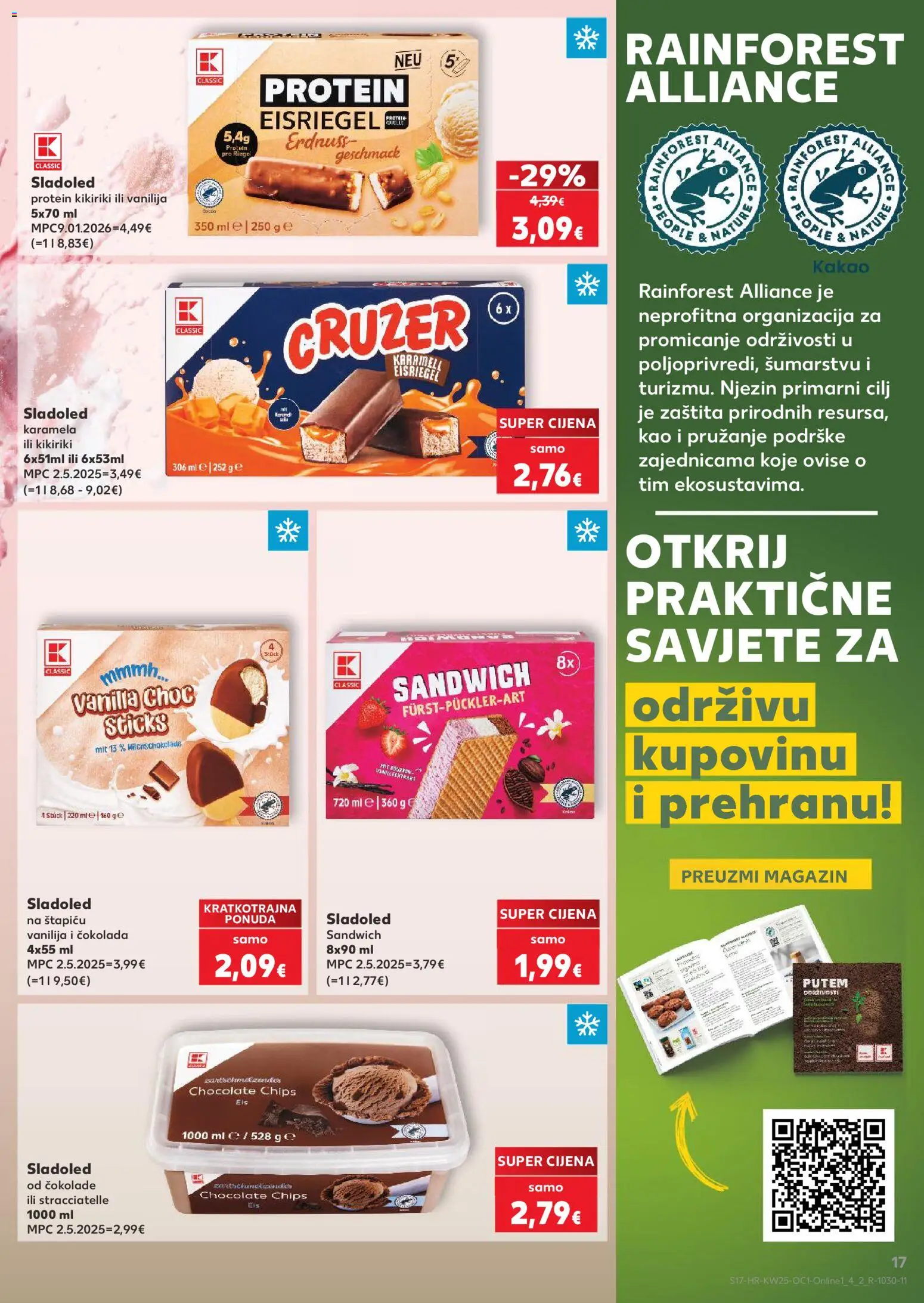 Kaufland katalog | vrijedi od 17.06.2026 | Stranica: 17 | Proizvodi: Čokolada, Kikiriki, Kakao, Karamela