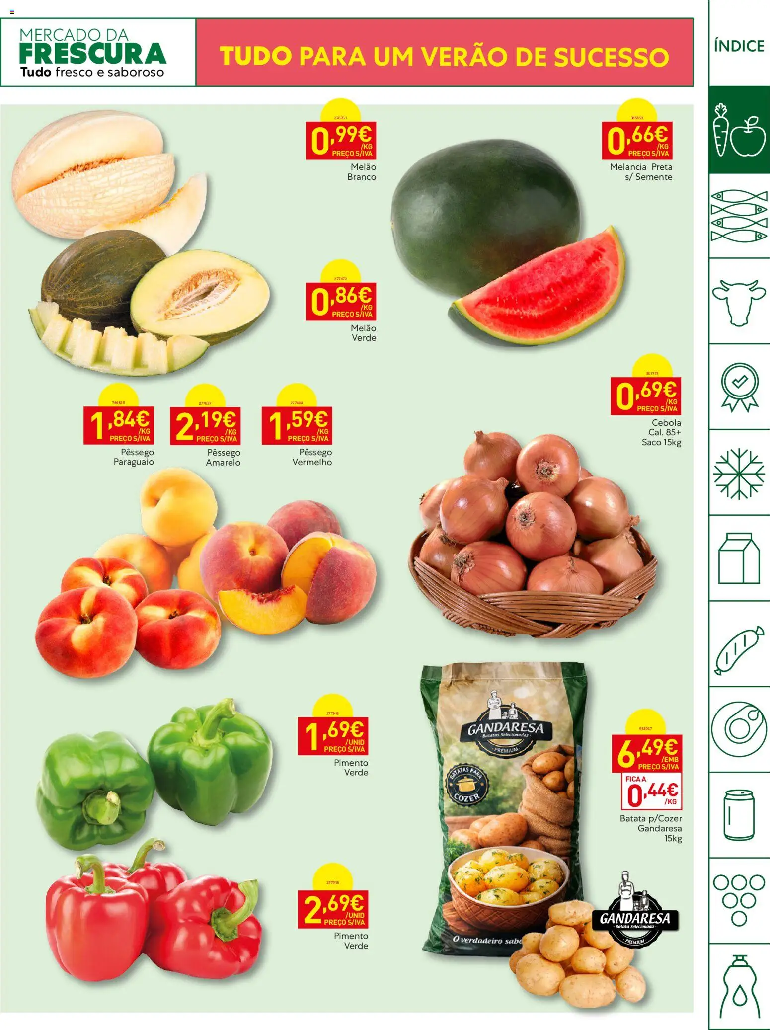 Recheio Horeca Madeira │ válido de 21/07/2026 | Página: 3 | Produtos: Batata, Cebola, Melancia, Melão