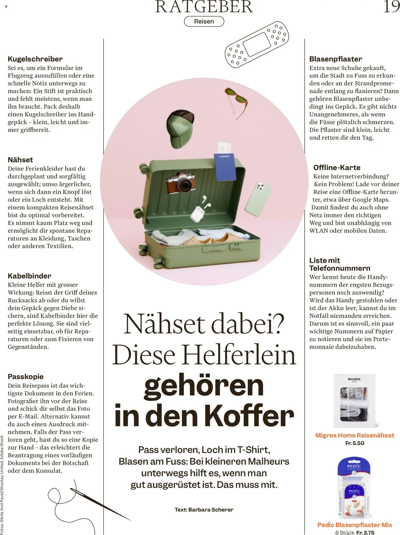 Migros aktionen Magazin – gültig ab 01.07.2026 | Seite: 19 | Produkte: Koffer