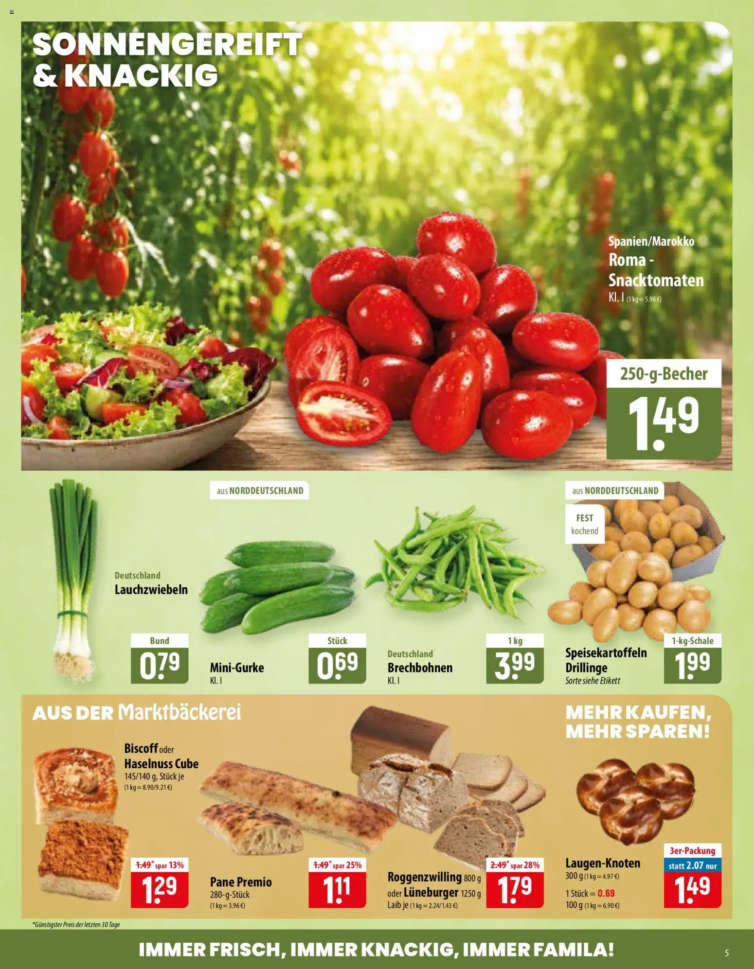 Famila Prospekt – gültig ab 17.08.2026 | Seite: 5 | Produkte: Pane