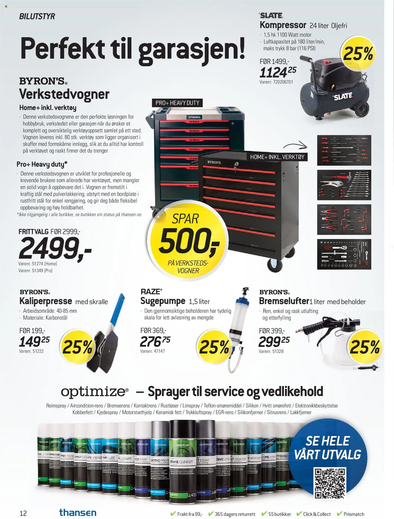 {H1} | Side: 12 | Produkter: Kompressor, Verktøy