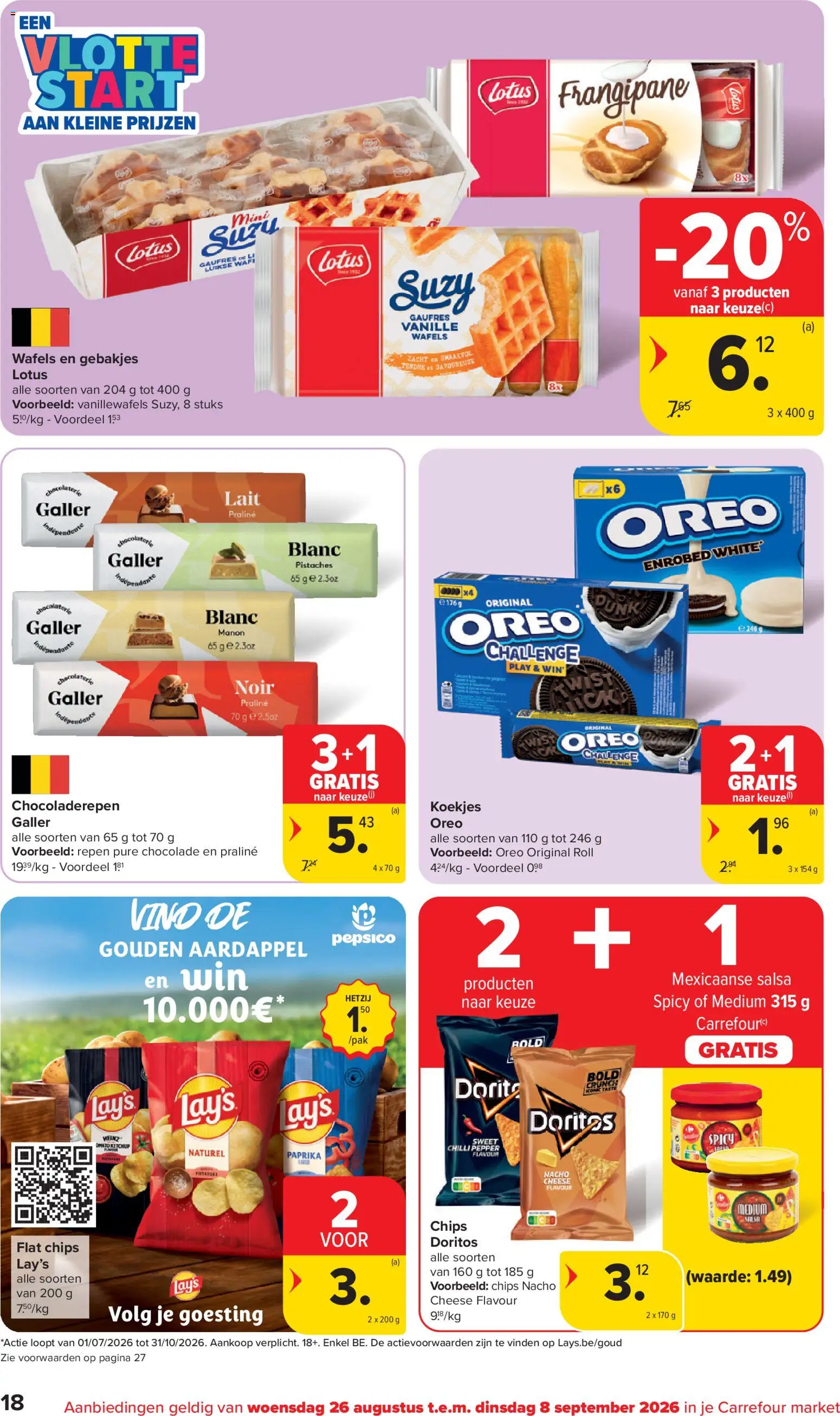 {H1} | Pagina: 18 | Producten: Chips, Koekjes, Paprika, Lotus