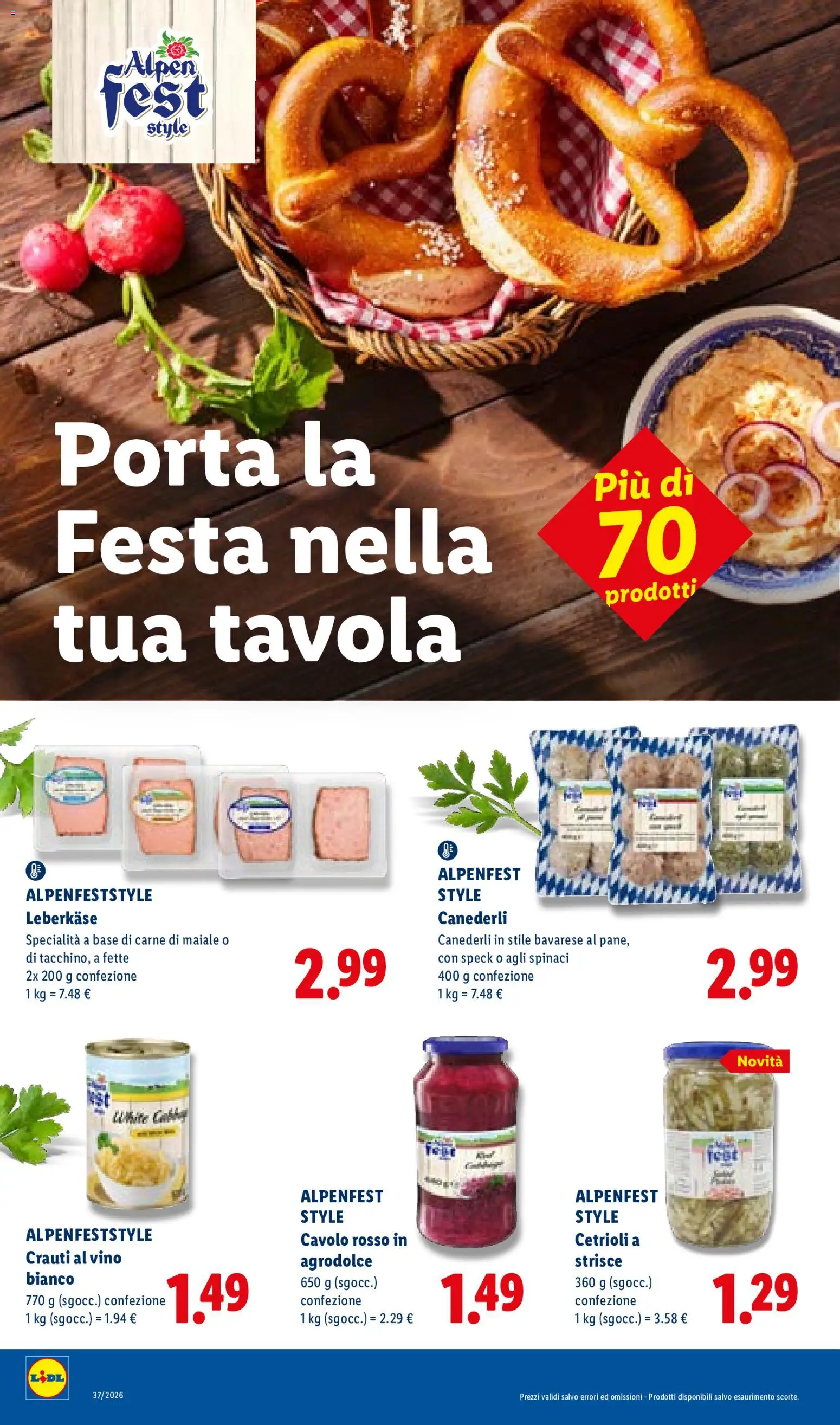 Volantino Lidl del 10/09/2026 | Pagina: 22