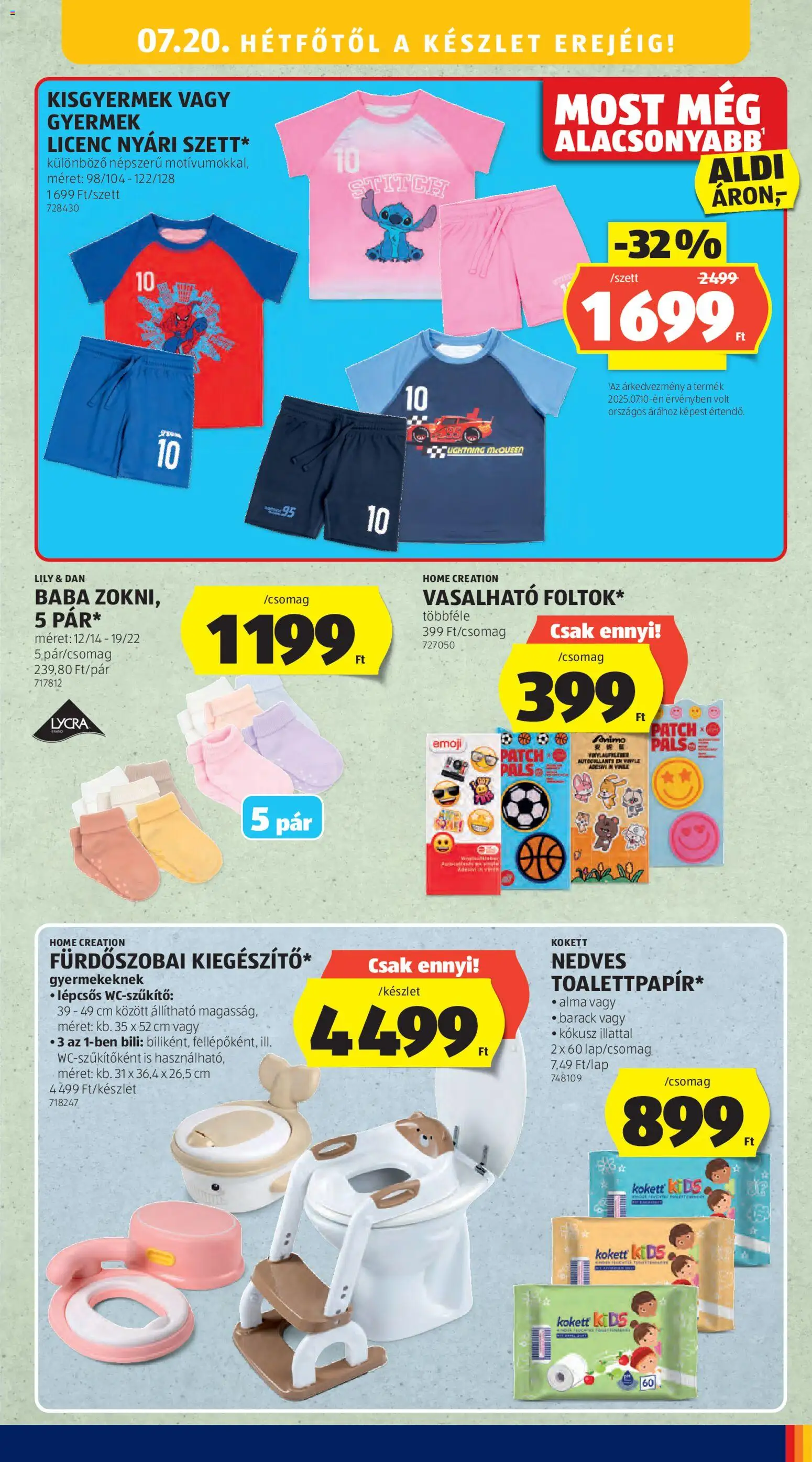 Aldi akciós ujság - amely érvényes a következő dátumtól: 2026.07.16. | Oldal: 15