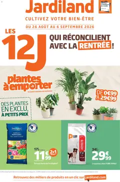 Jardiland - Prévisualisation de Jardiland catalogue valide à partir de 26/08/2026