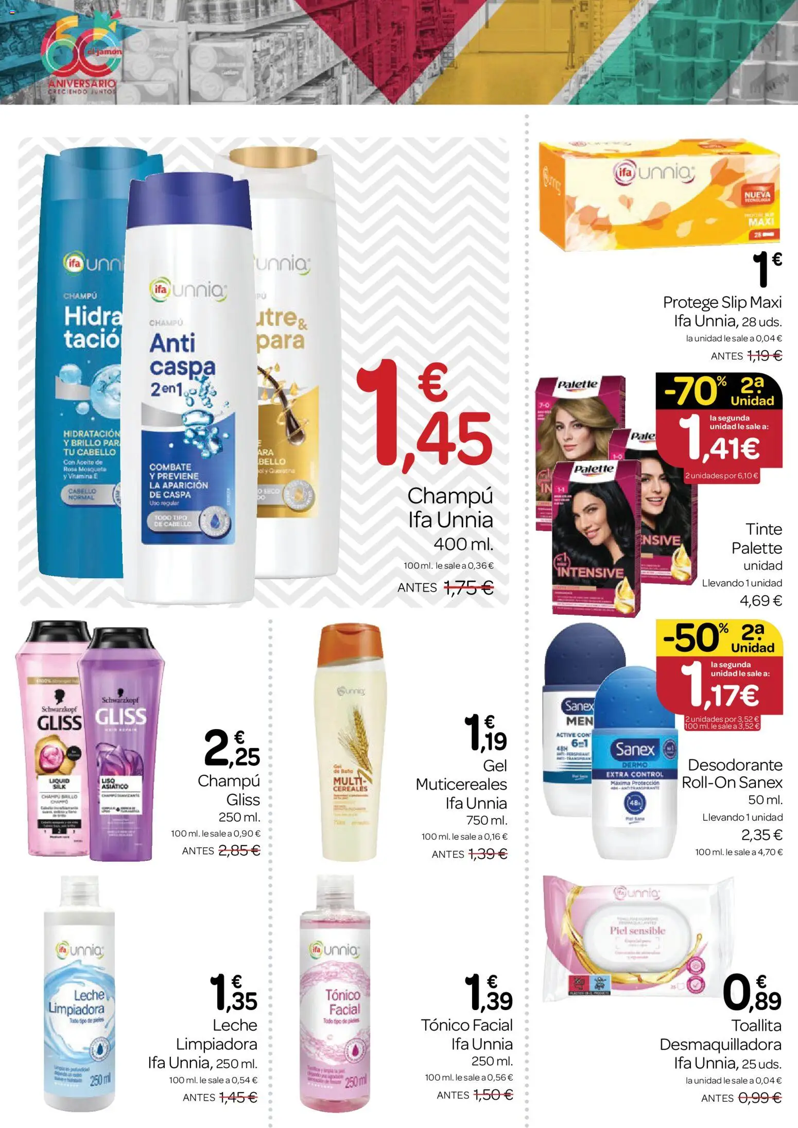 Supermercados El Jamón folleto │ válido desde el 24/09/2026 | Página: 30 | Productos: Tinte, Desodorante, Leche, Aceite