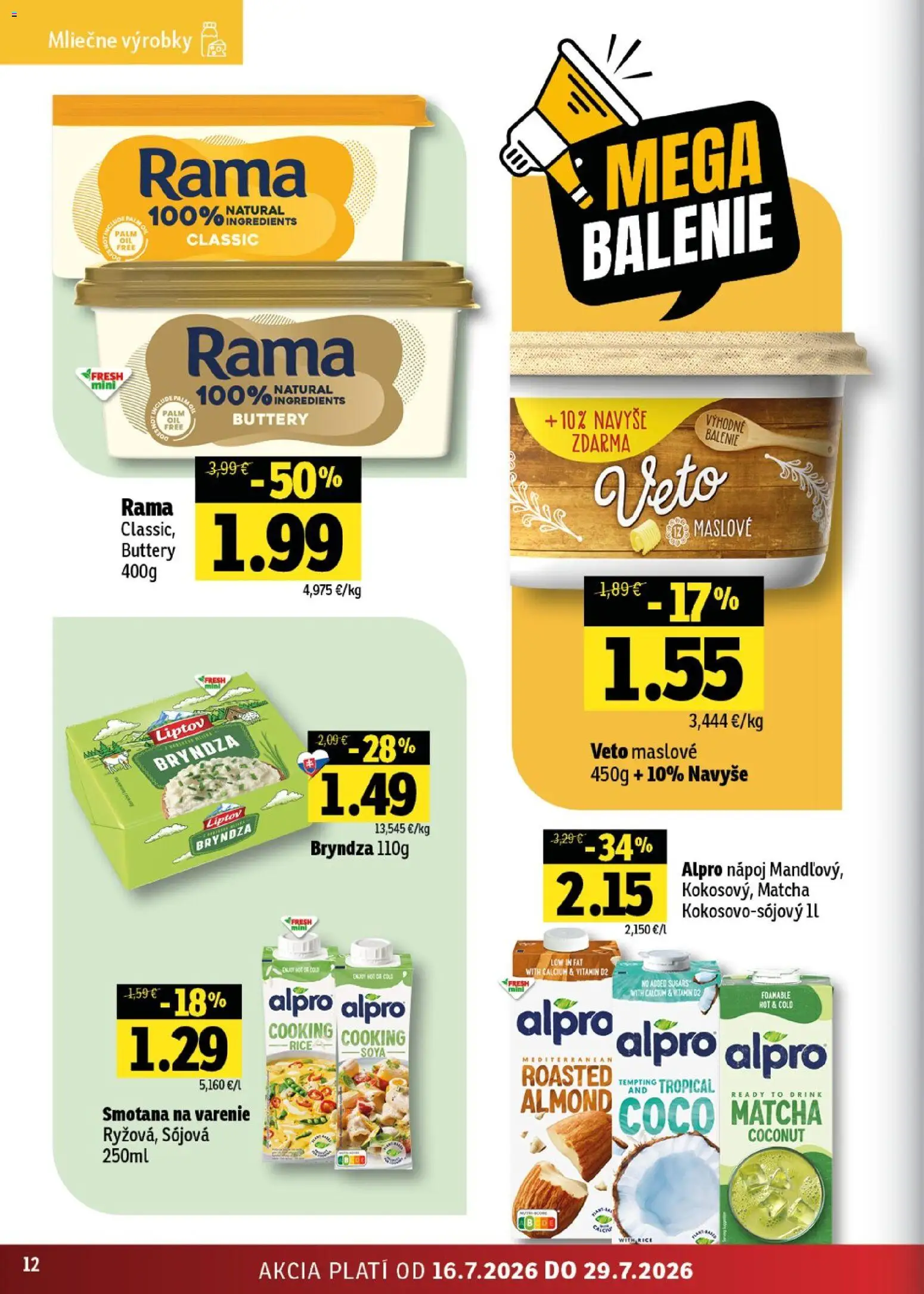 Nové Fresh akcie – leták je platný od 16.07.2026 | Strana: 12