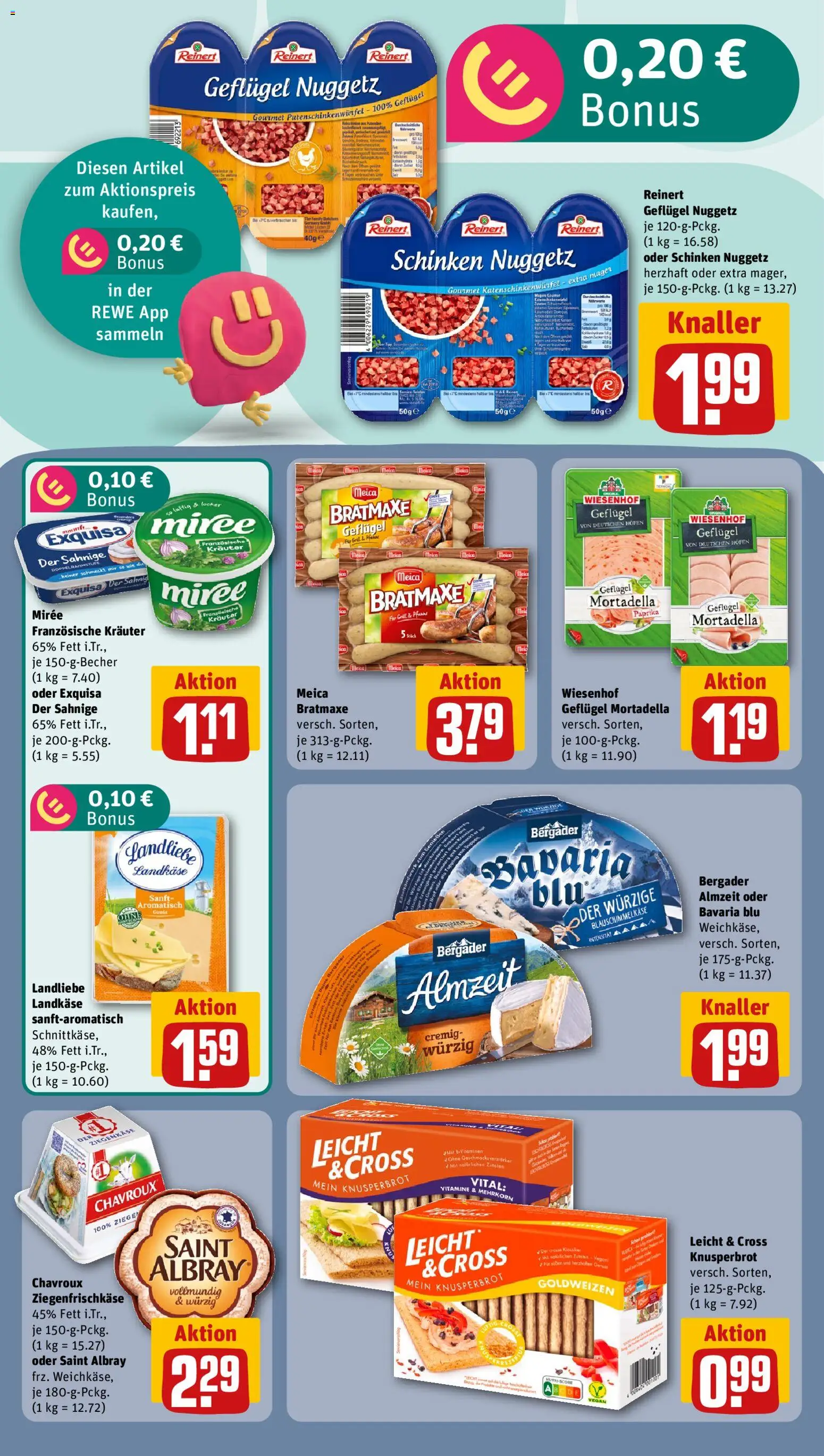 Rewe ihr Kaufpark Prospekt – gültig ab 20.07.2026 | Seite: 10 | Produkte: Ziegenkäse, Meica, Paprika, Brot