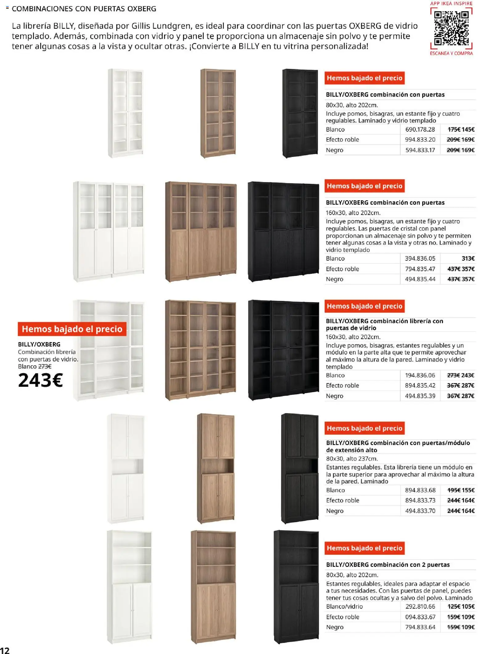 Catálogo IKEA Bily │ válido desde el 01.02.2026 | Página: 12 | Productos: Polvo, Té, Almacenaje, Estante