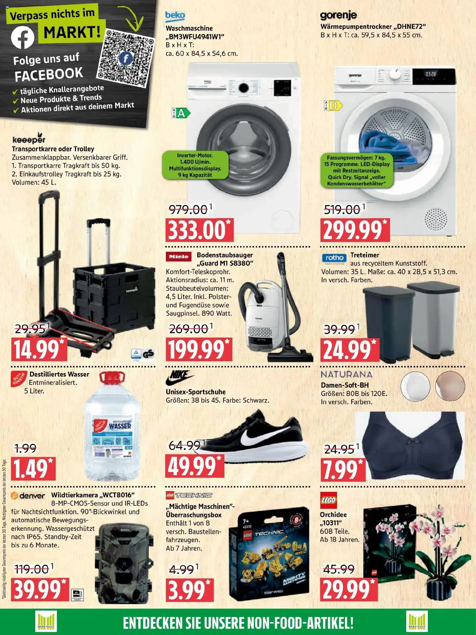 Marktkauf Prospekt Prenzlau (ab 28.09.2026) » Angebote online | Seite: 10 | Produkte: Miele, Gorenje, Orchidee, Wasser