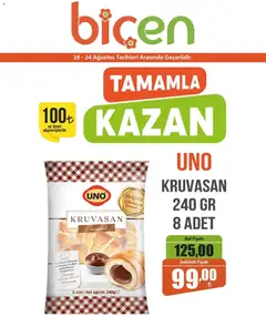 18 Ağustos 2026 tarihinden itibaren geçerli olan Biçen Market kataloğu önizlemesi