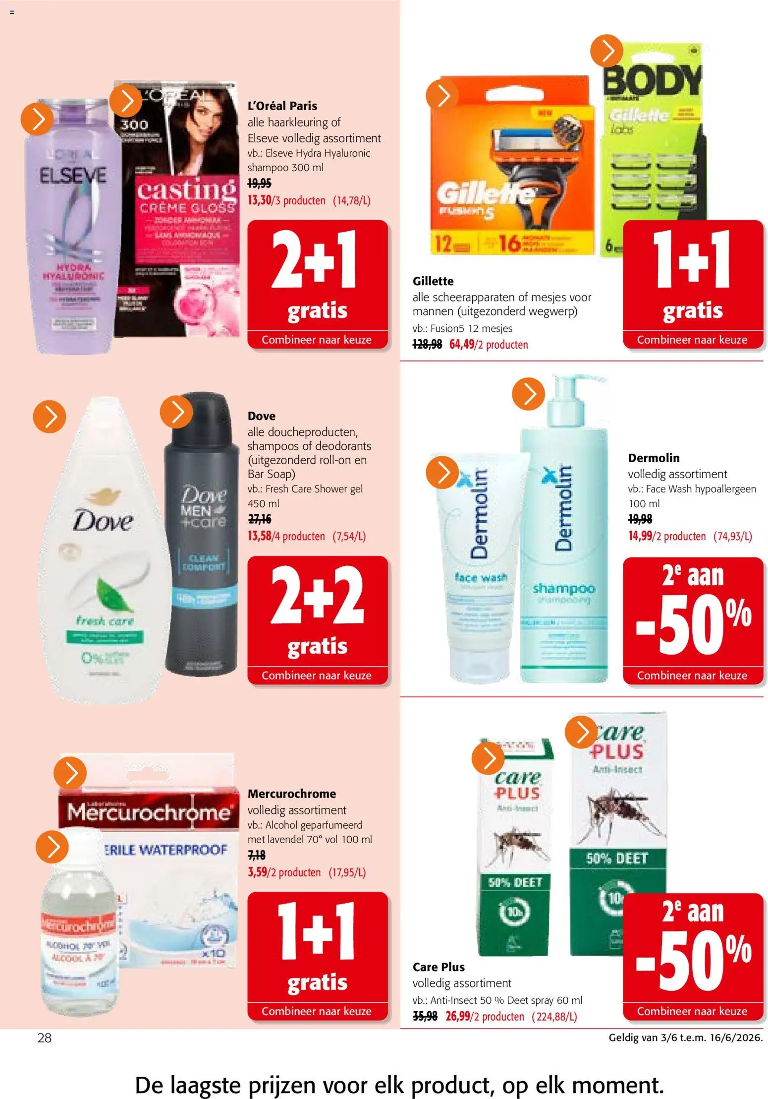 {H1} | Pagina: 28 | Producten: Gel, Shampoo, Crème