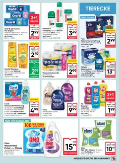 Maximarkt Flugblatt ab 09.07.2026 gültig | Seite: 15 | Produkte: Shampoo, Spülung, Waschmittel