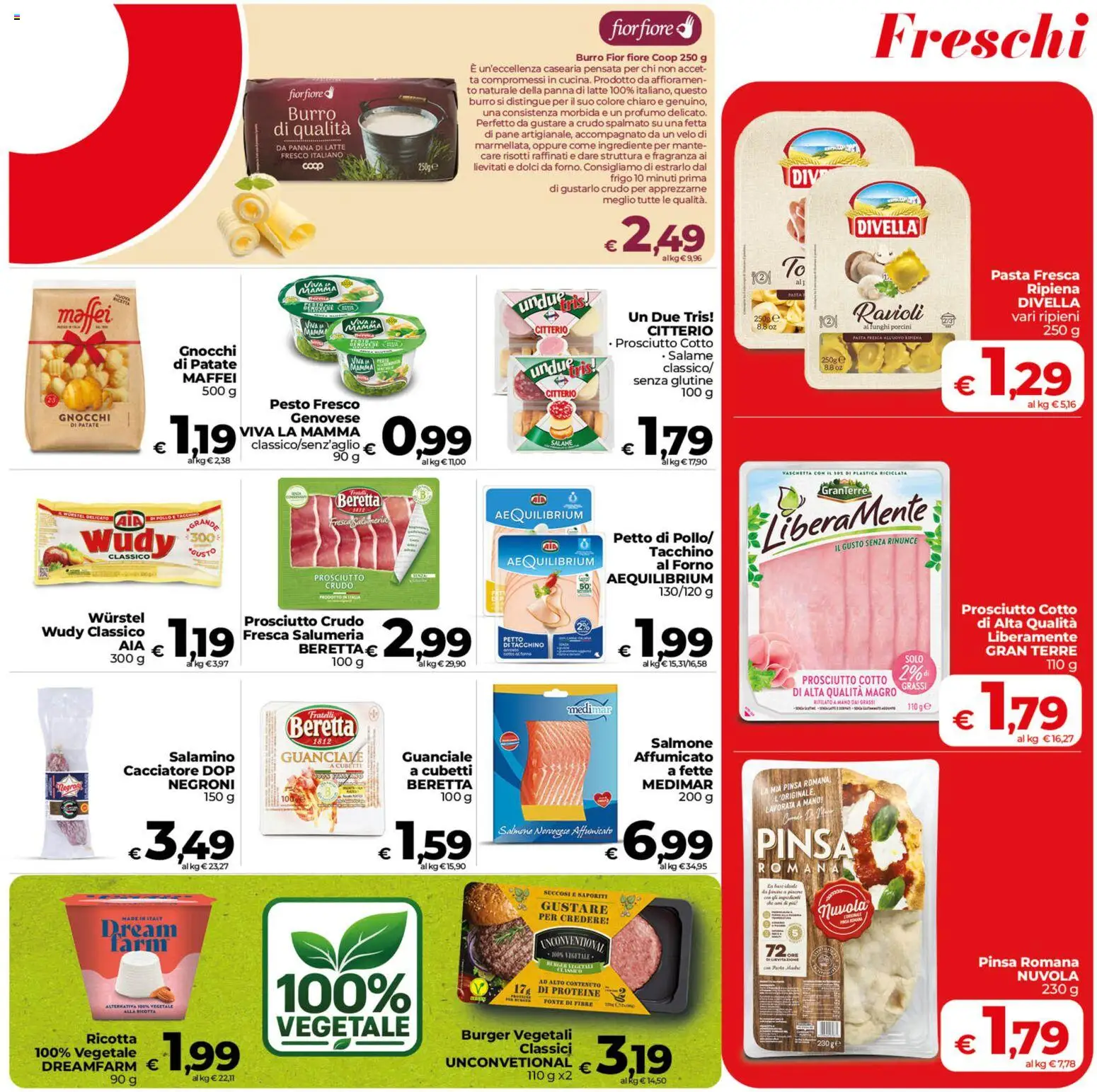 Volantino COOP del 02/10/2026 | Pagina: 5 | Prodotti: Salame, Salmone, Wurstel, Funghi