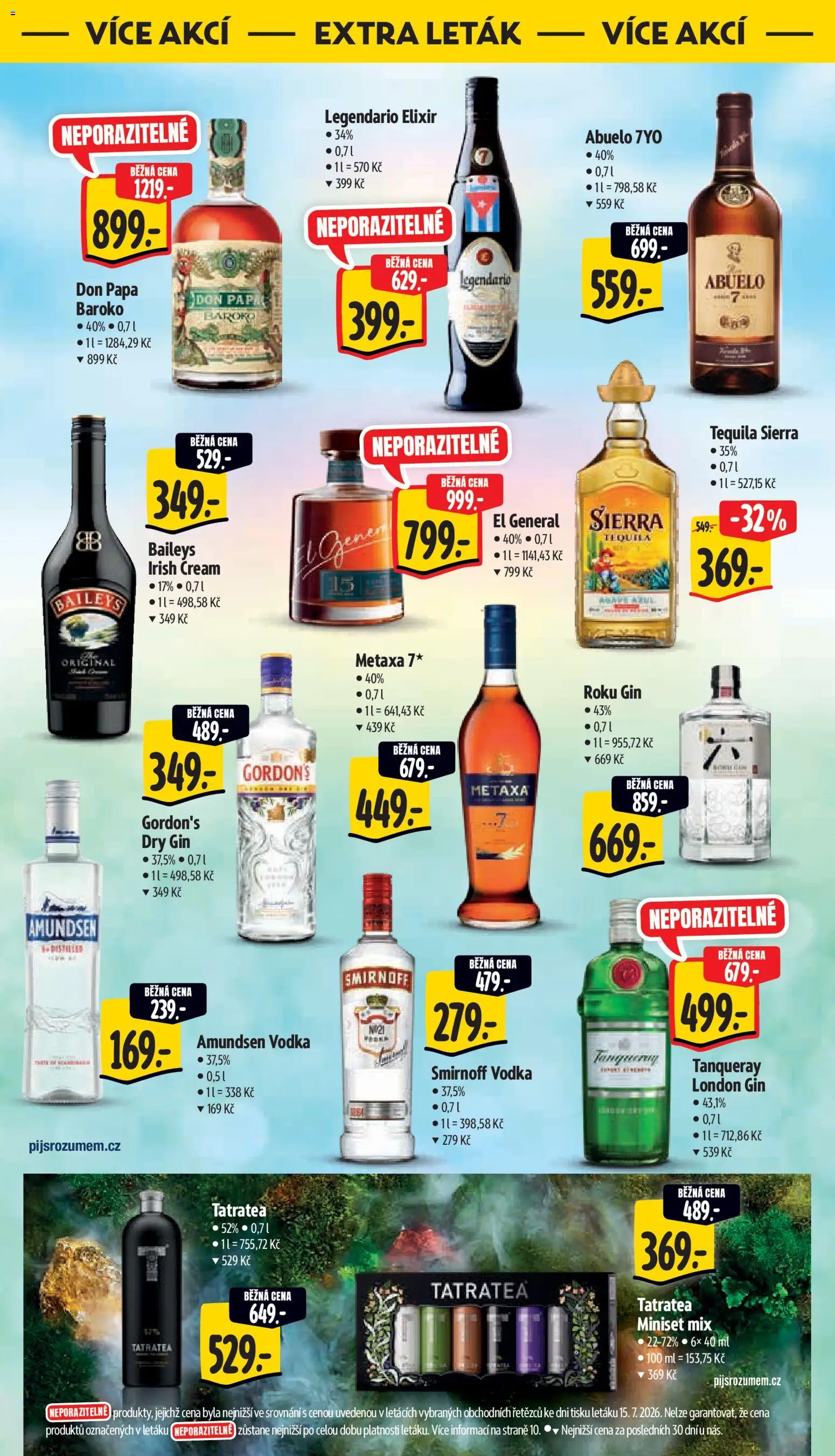 Albert leták - Hypermarket od 22.07.2026 | Strana: 42 | Produkty: Rum, Brandy, Metaxa brandy, Metaxa
