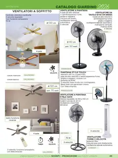 Anteprima del volantino La Prealpina volantino Ventilazione valido a partire dal 08.06.2026 | Pagina: 3 | Prodotti: Telecomando, Griglia, Tavolo, Lampada