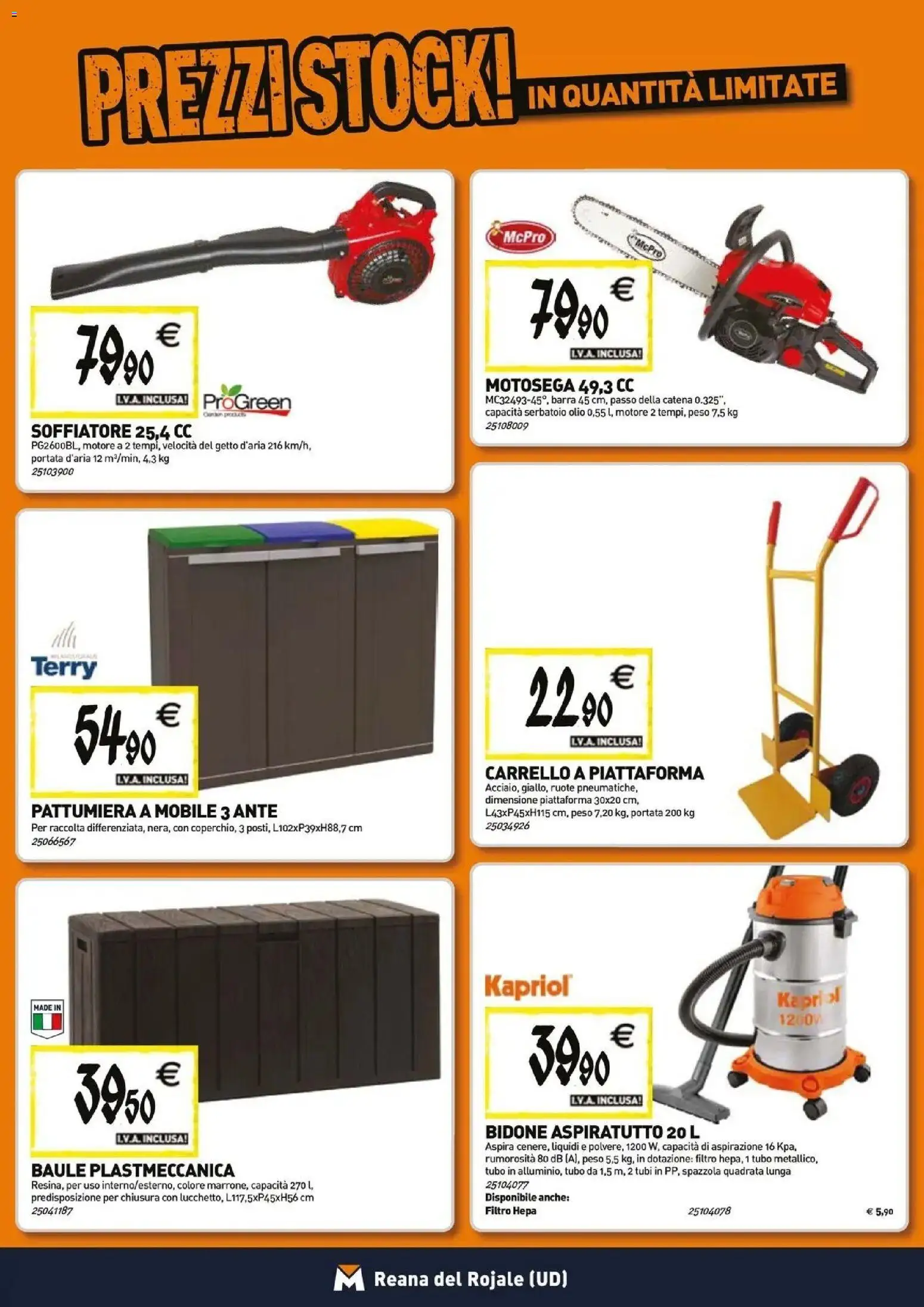 Nuovo Tecnomat catalogo dal 29/10/2026 > offerte anteprima 🛍️ | Pagina: 18 | Prodotti: Spazzola, Filtro HEPA, Olio, Tubi