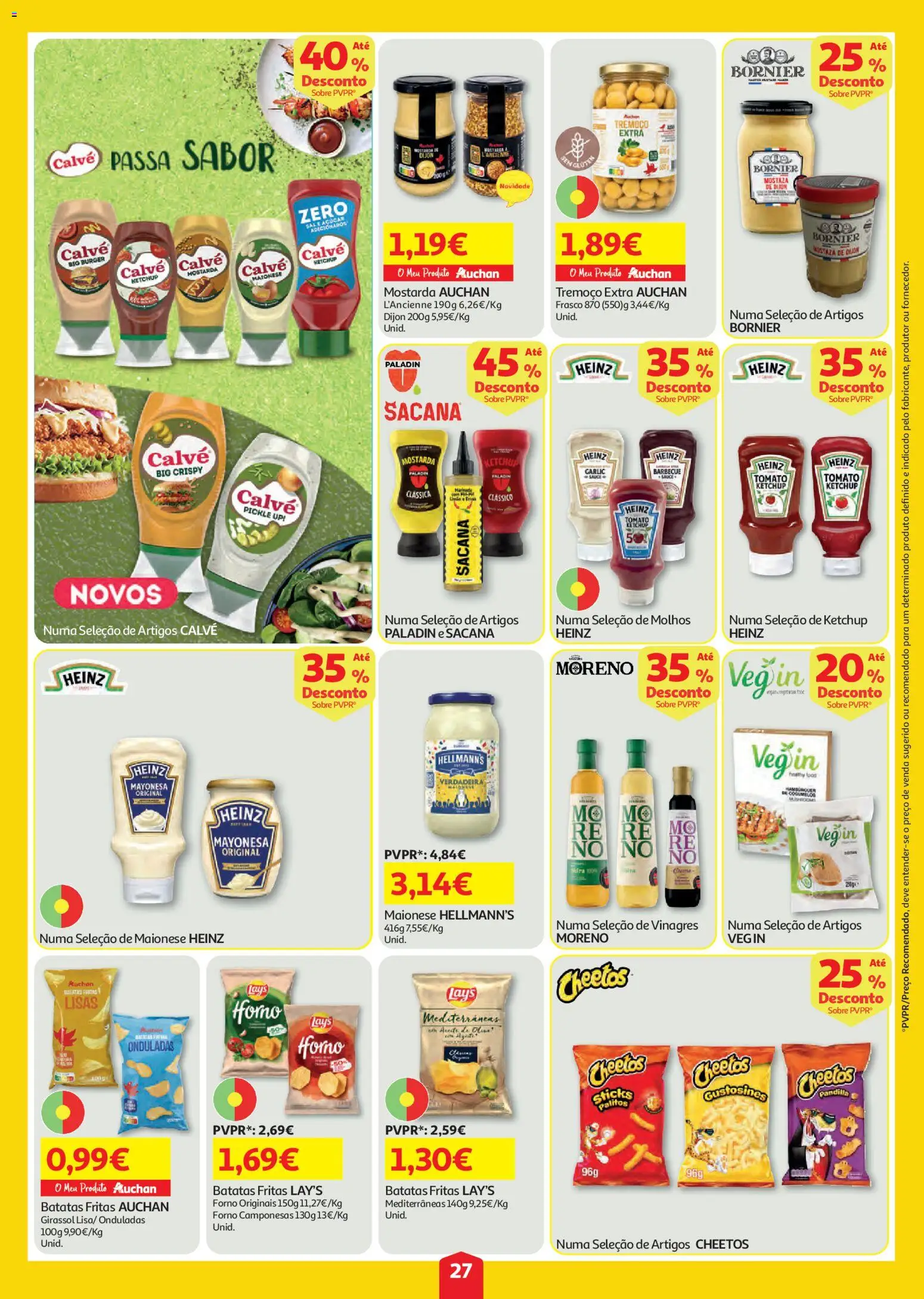 Auchan folheto │ válido de 23/07/2026 | Página: 27 | Produtos: Forno, Maionese, Ketchup, Batatas fritas