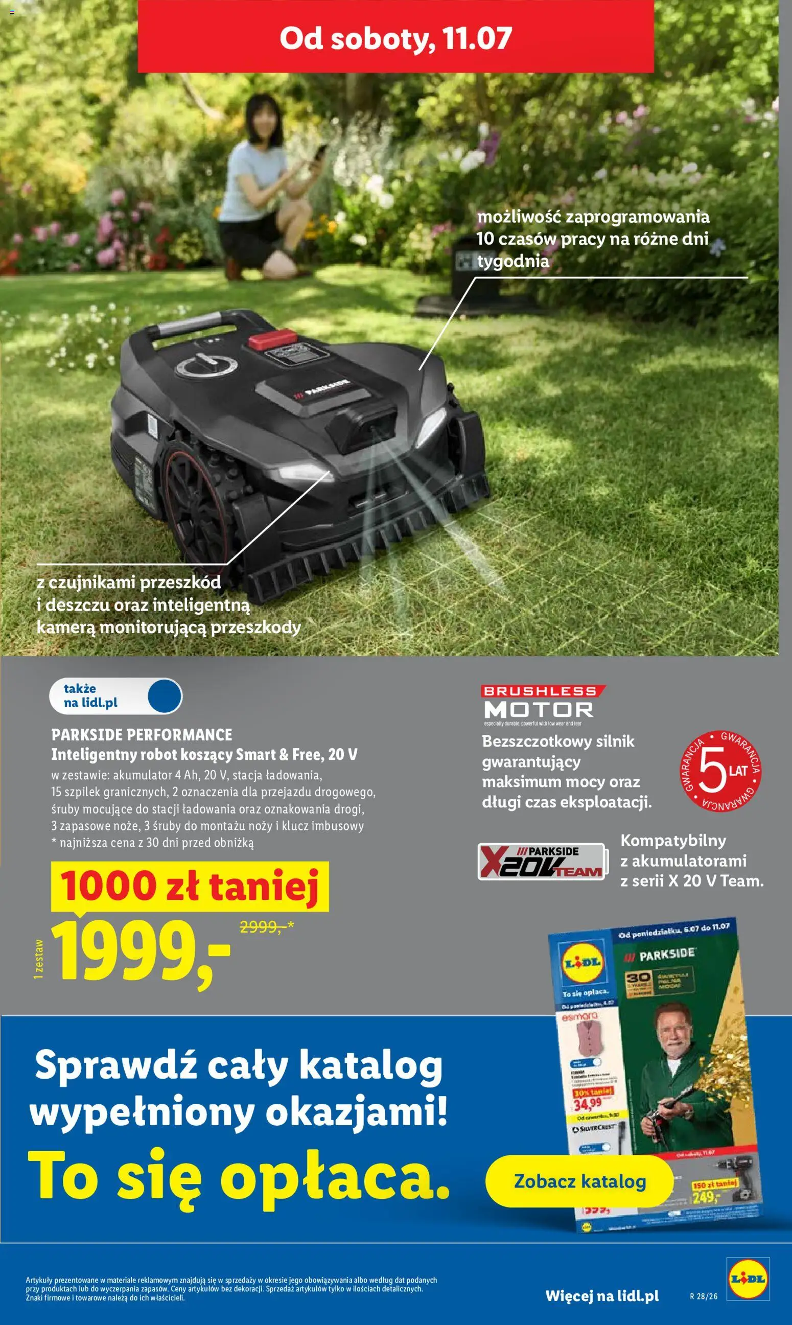 Lidl Polsko leták od 09.07.2026 | Strana: 41 | Produkty: Parkside, Kamera, Robot