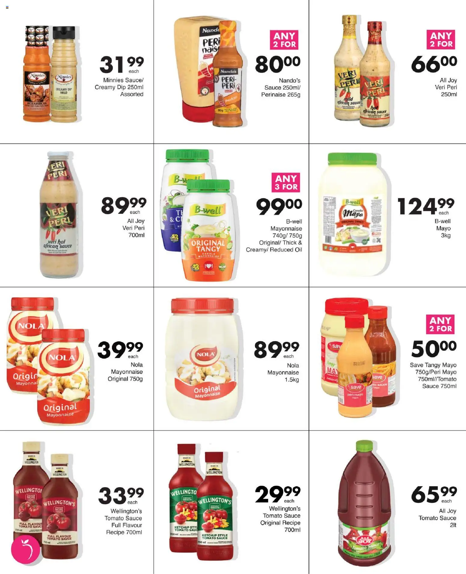 New Save catalogue – valid from 13/08/2026 | Page: 24 | Products: Oil, Tomato sauce, Mayonnaise, Sauce