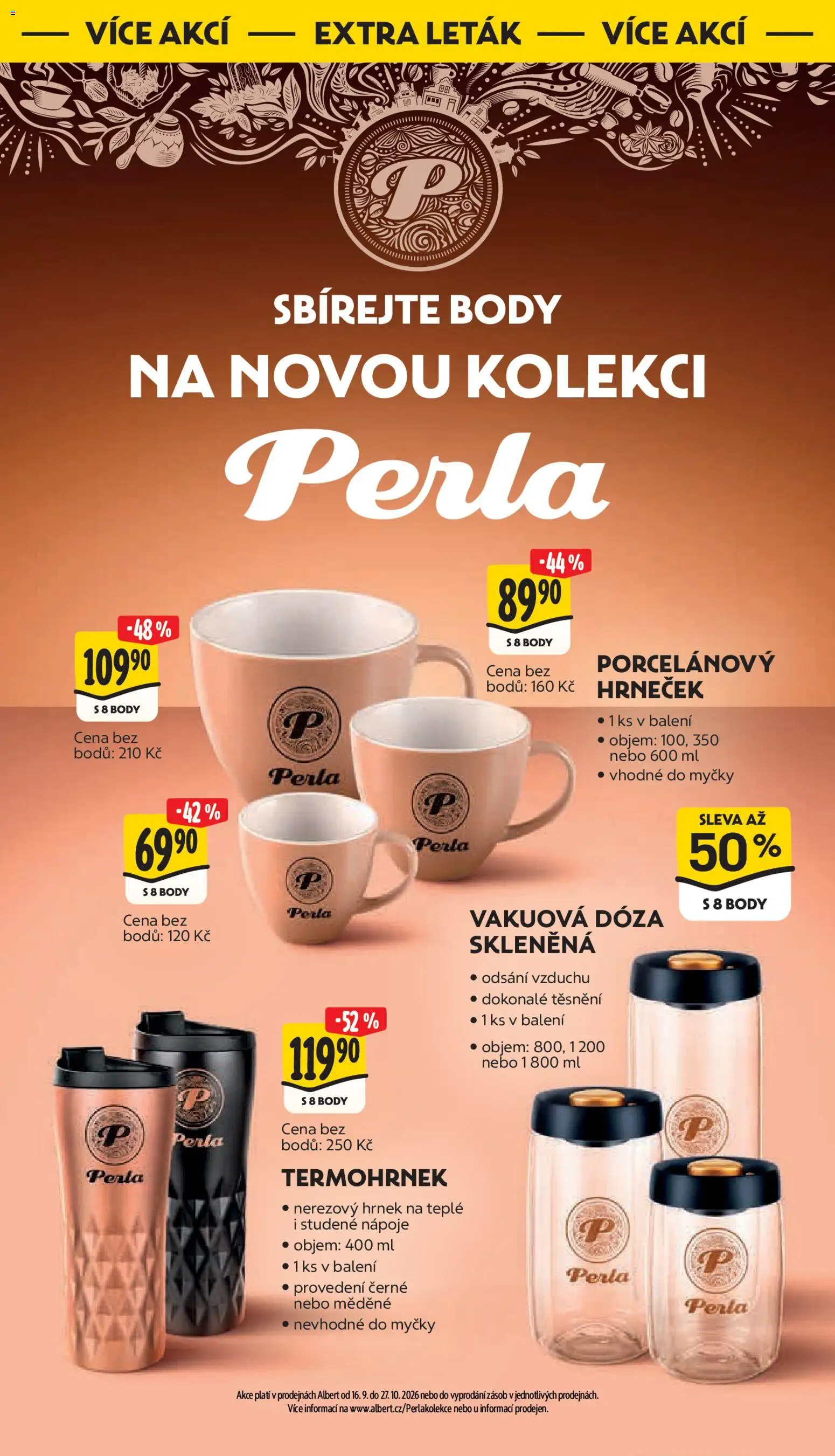 Albert leták - Supermarket - Šumperk od 16.09.2026 | Strana: 10 | Produkty: Dóza, Nápoje, Perla, Body