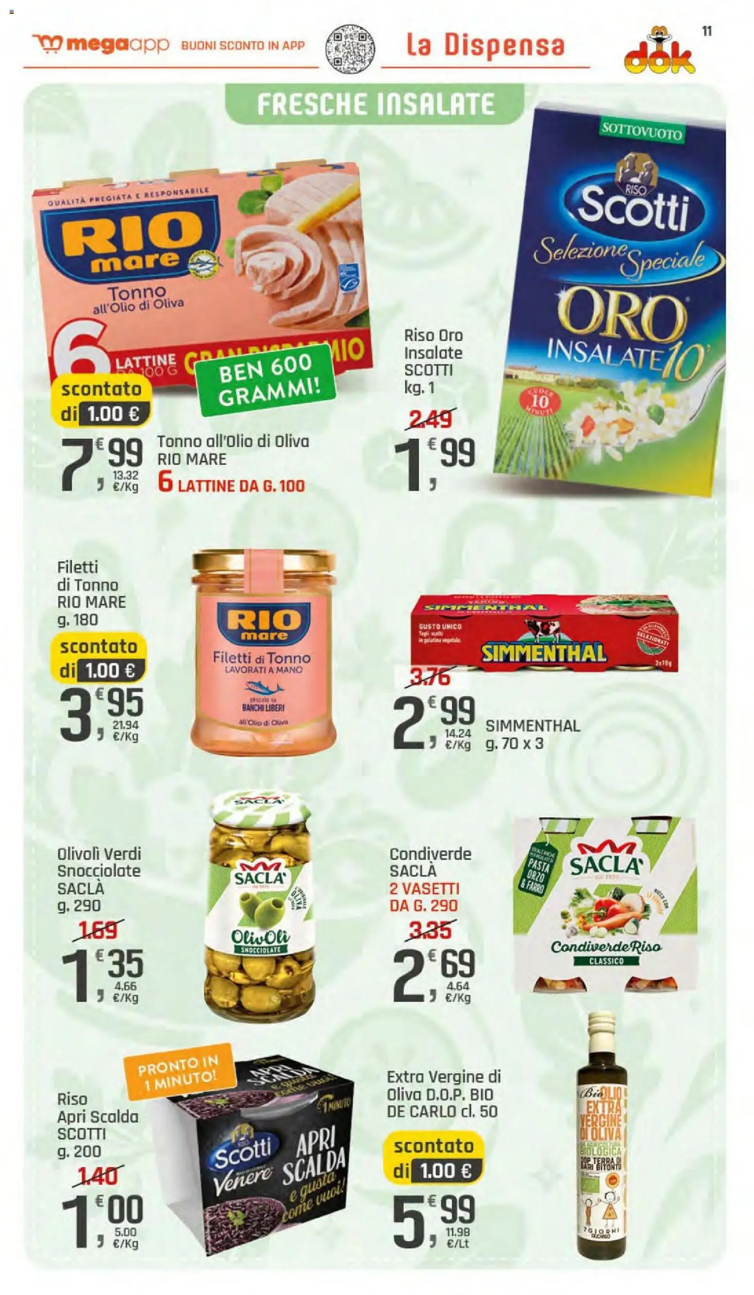 Volantino DOK del 06/08/2026 | Pagina: 15 | Prodotti: Riso, Pasta, Tonno