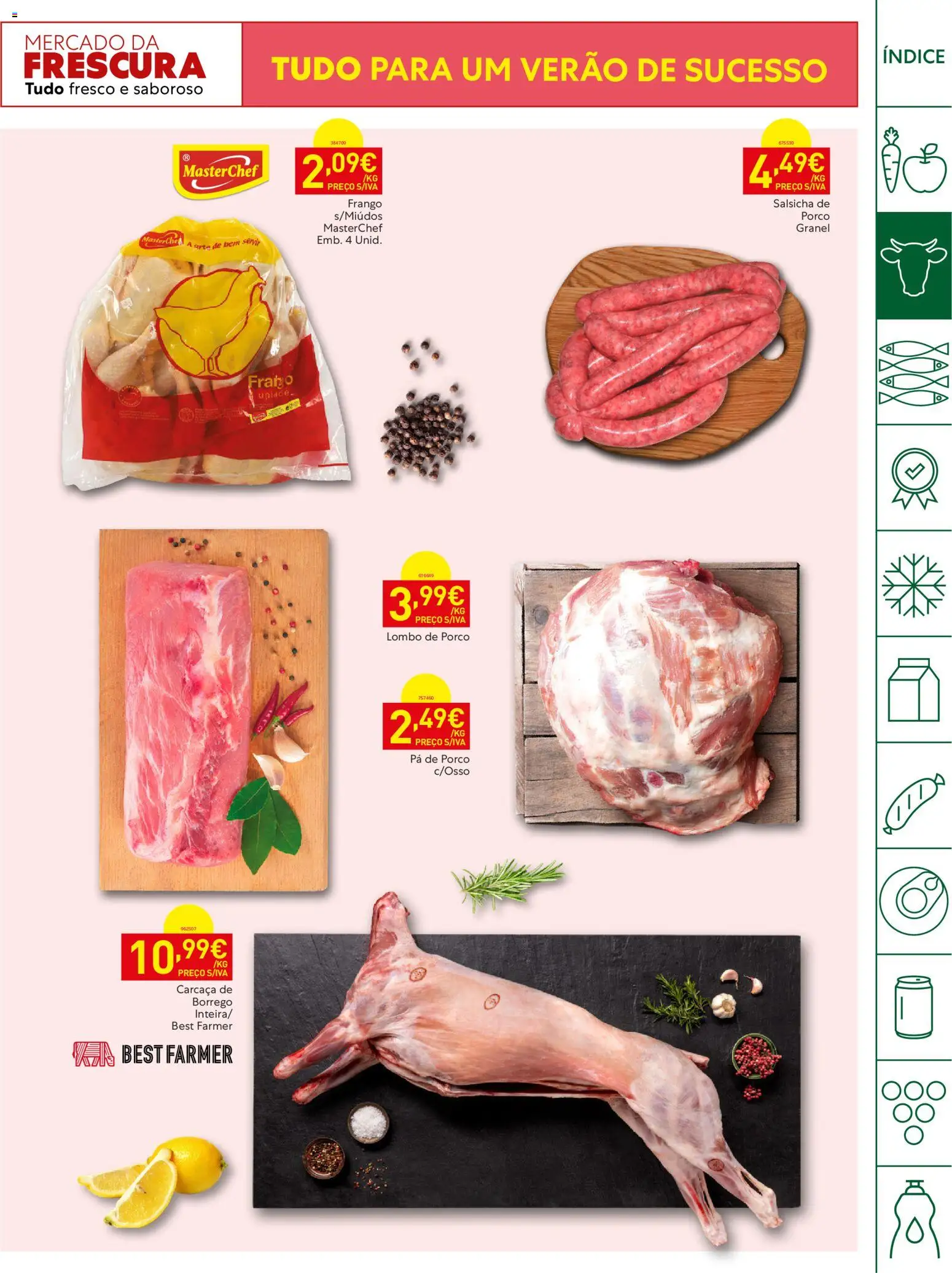 Recheio Horeca │ válido de 11/08/2026 | Página: 5 | Produtos: Frango, Pá de porco, Salsicha, Lombo