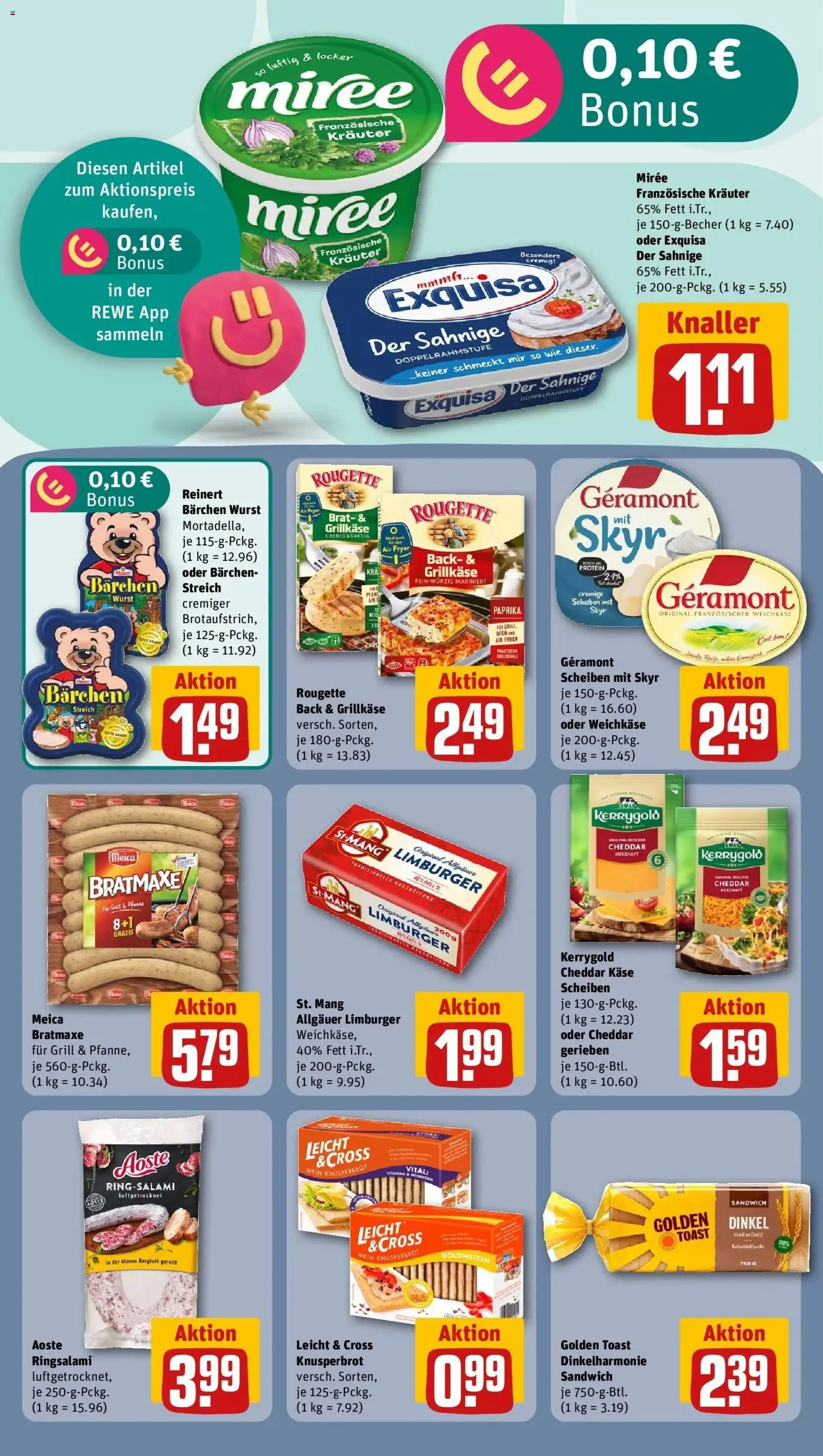 REWE Prospekt ab 17.08.2026 zum Blättern » Angebote | Seite: 12 | Produkte: Grill, Geramont, Toast, Paprika
