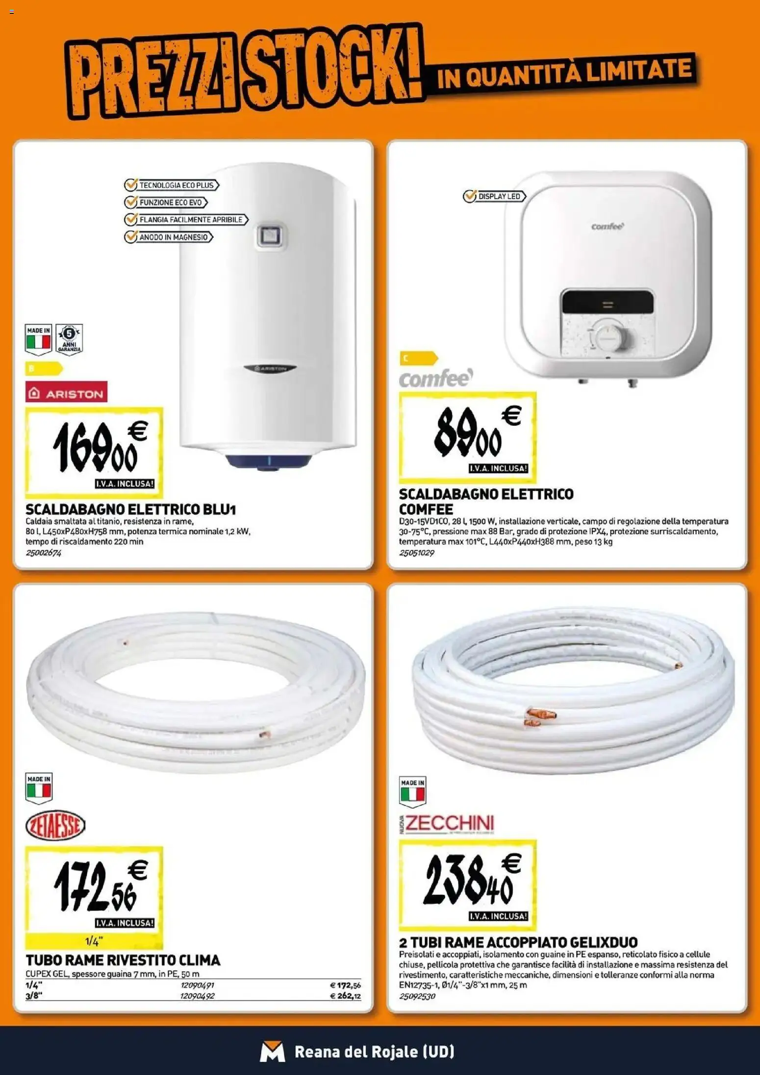 Volantino TECNOMAT del 30/07/2026 | Pagina: 7 | Prodotti: Caldaia, Tubo, Pellicola, Tubi
