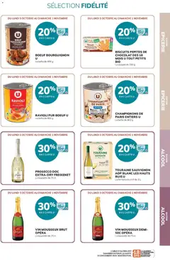 U Express - Prévisualisation de U Express - Ma sélection Carte U Octobre valide à partir de 05/10/2026 | Page: 13 | Produits: Bœuf bourguignon, Vin, Biscuits, Pommes de terre